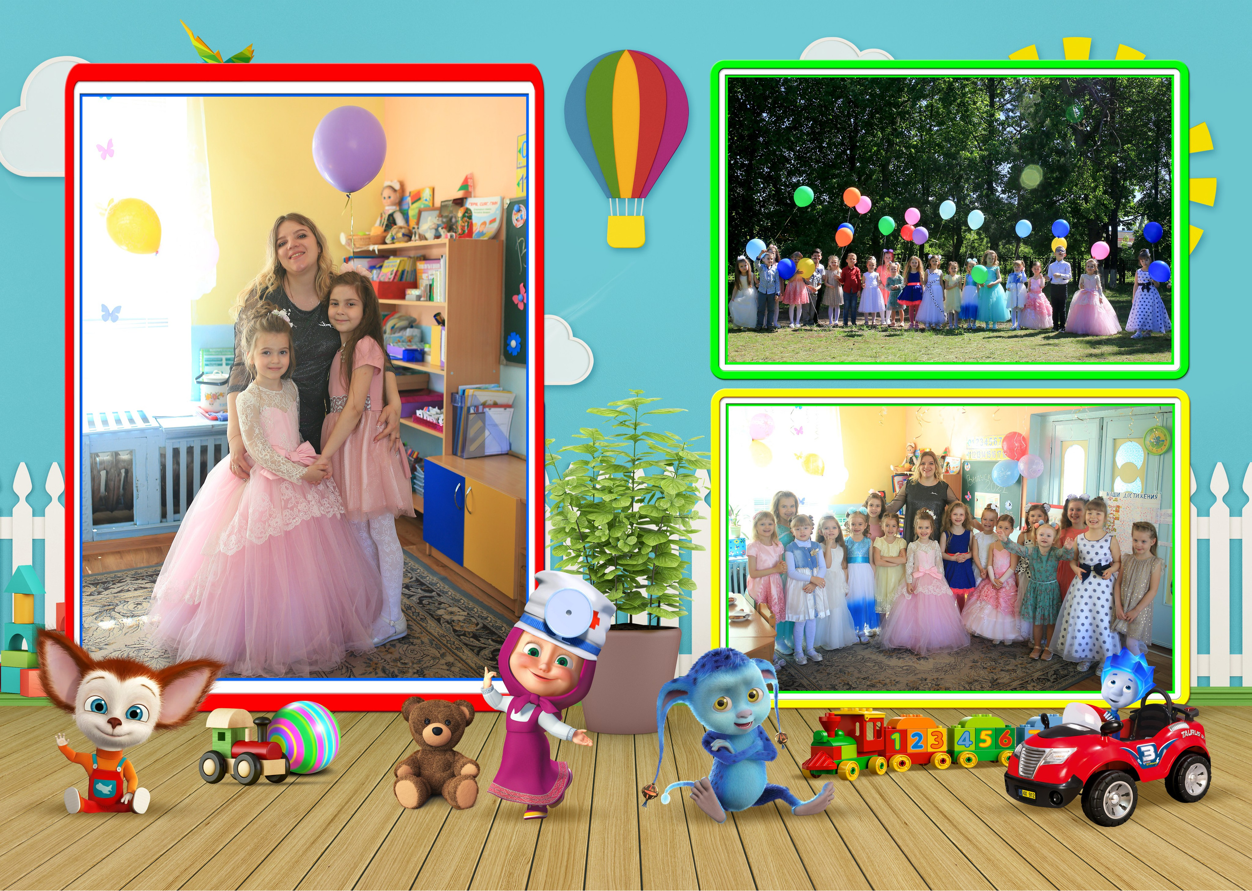 Выпускные в детском саду. Семейный и детский фотограф Виталий Катюшин
