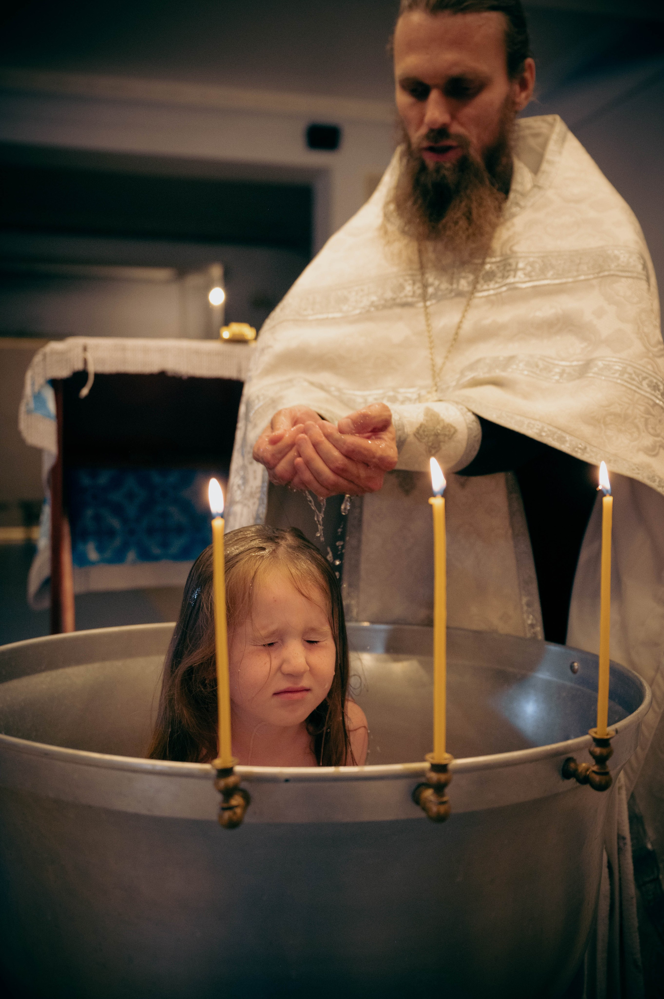 Крещение. Мария Черных — портретный и семейный фотограф в Краснодаре