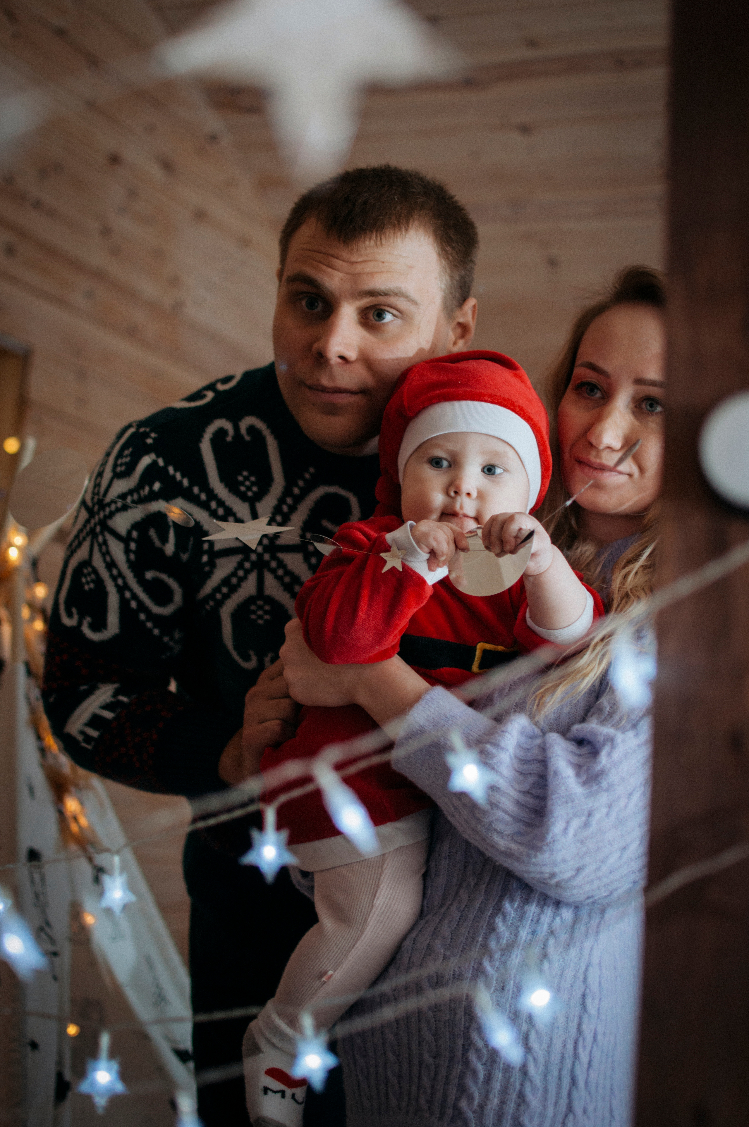Семейная новогодняя фотосессия заказать в Железнодорожном, в Москве