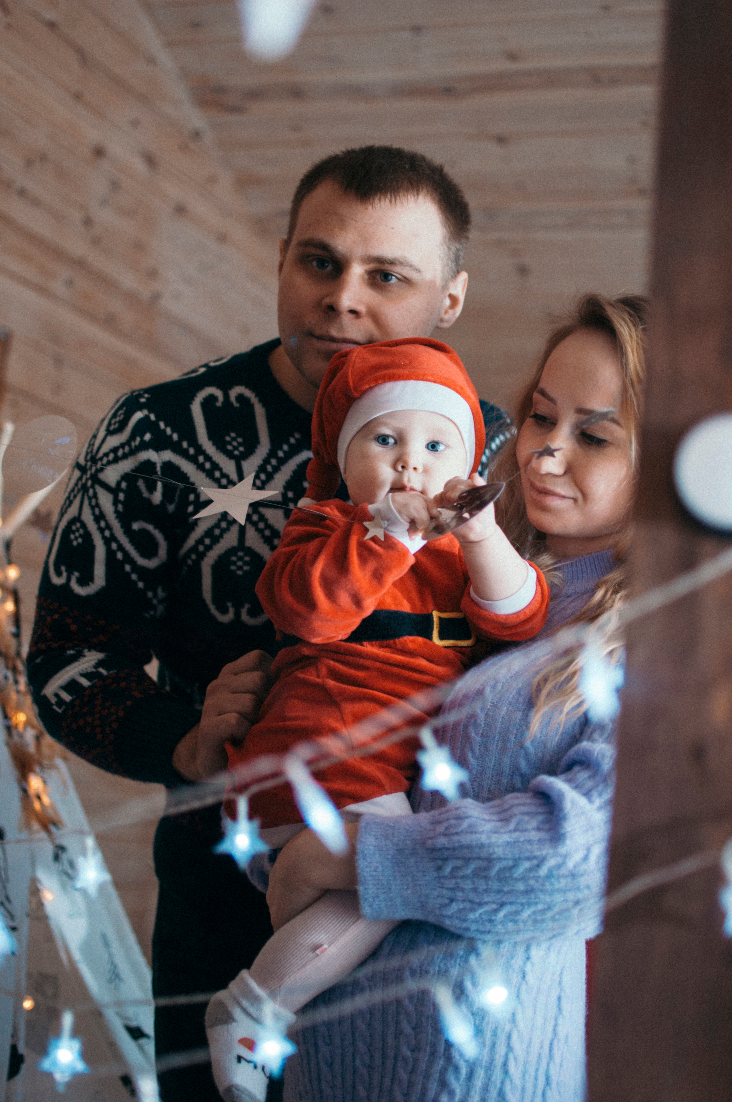 Семейная новогодняя фотосессия заказать в Железнодорожном, в Москве