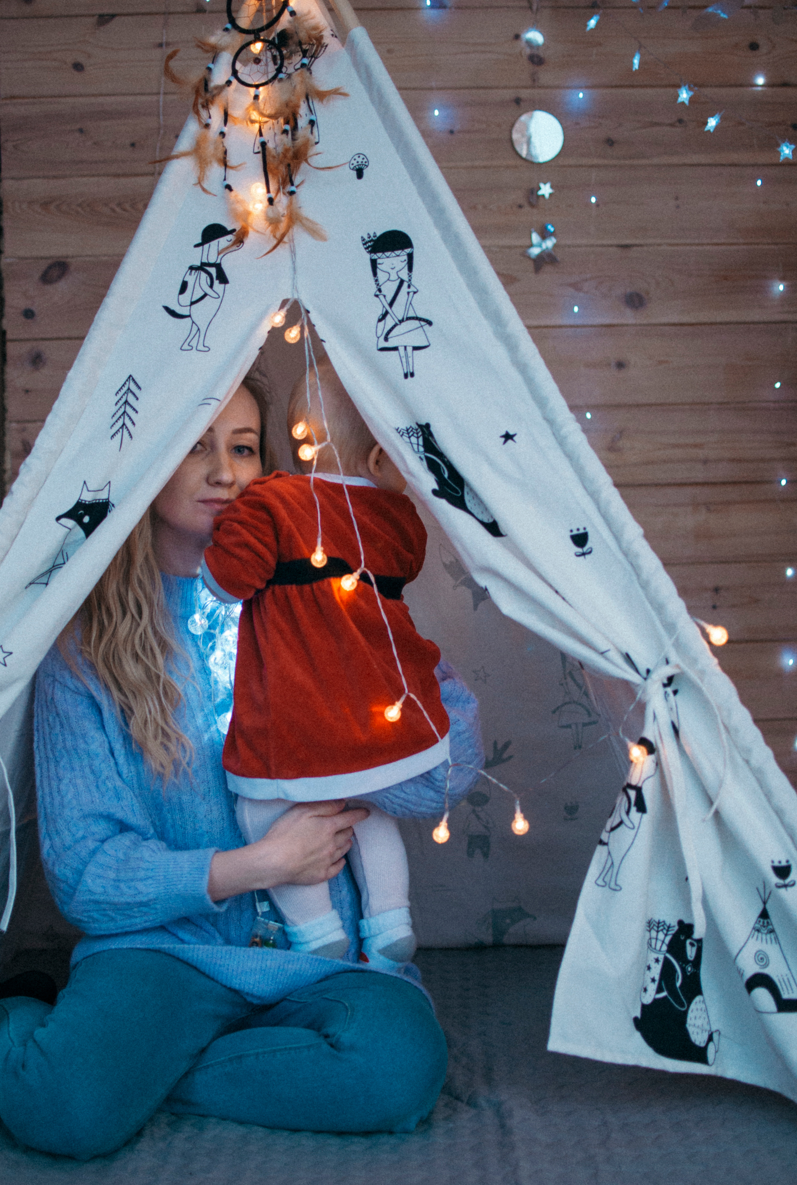 Семейная новогодняя фотосессия заказать в Железнодорожном, в Москве