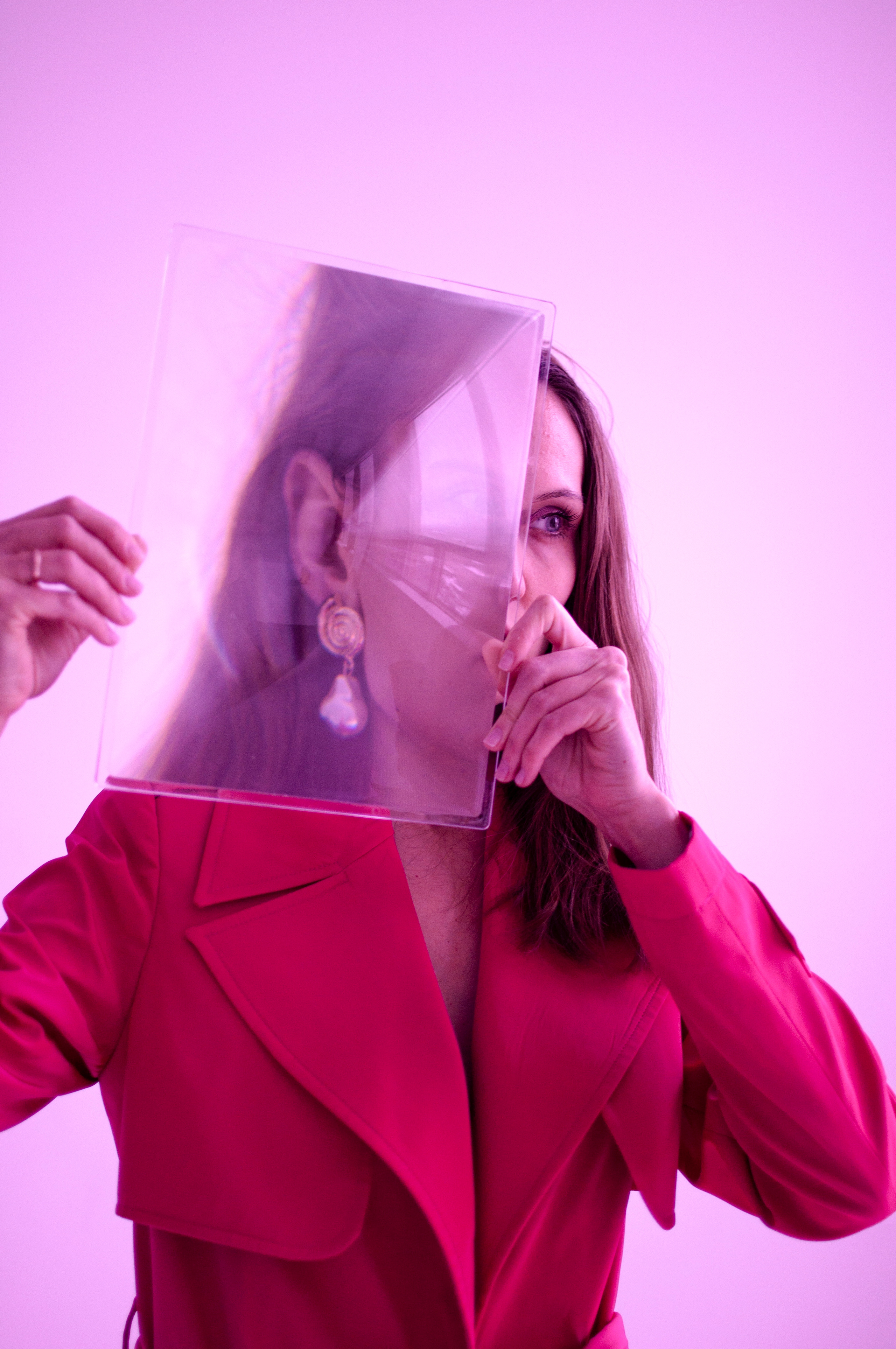 Девушка в фотостудии