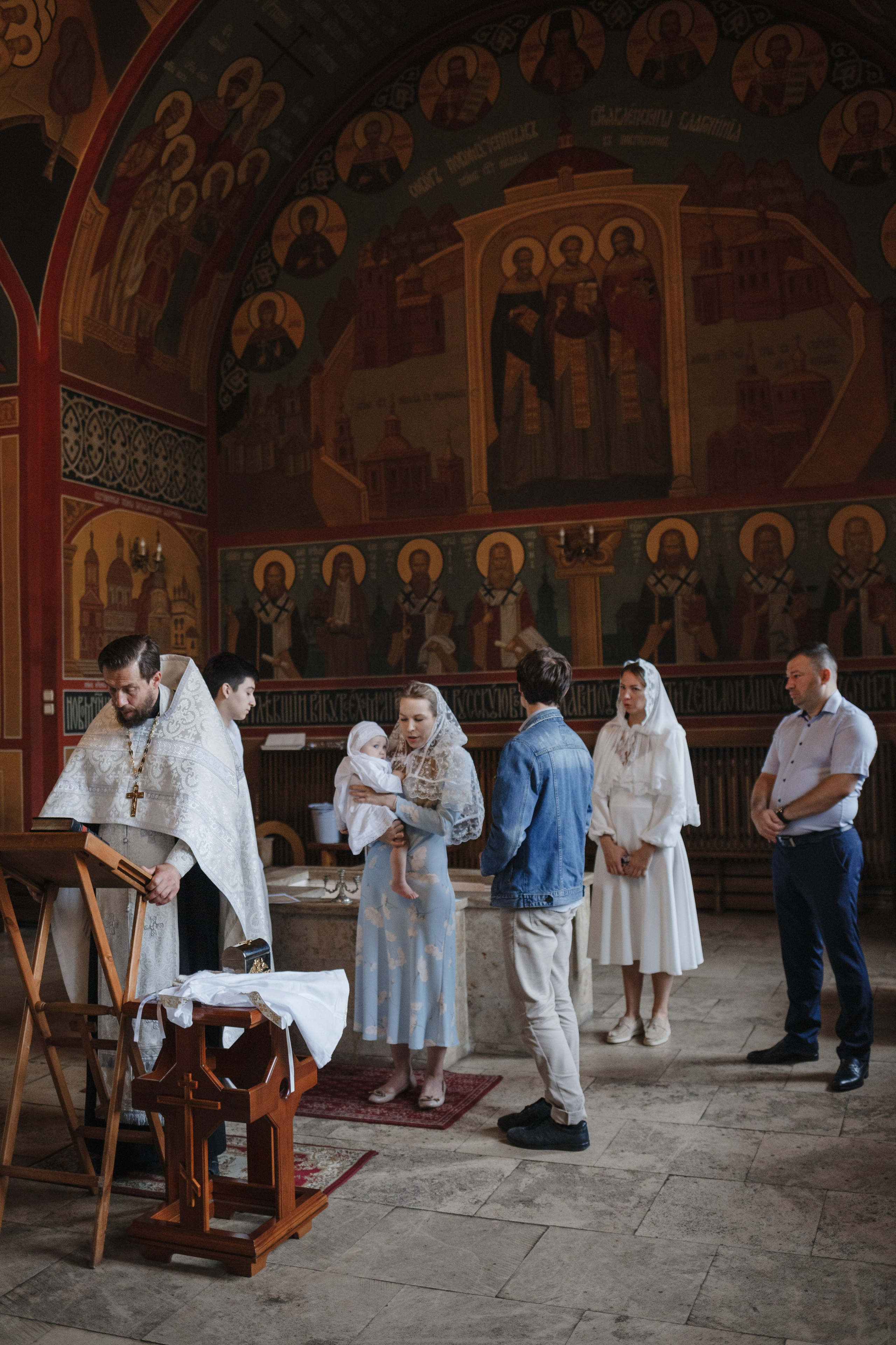 Крещение Кирилла. Семейный фотограф Николаева Ольга