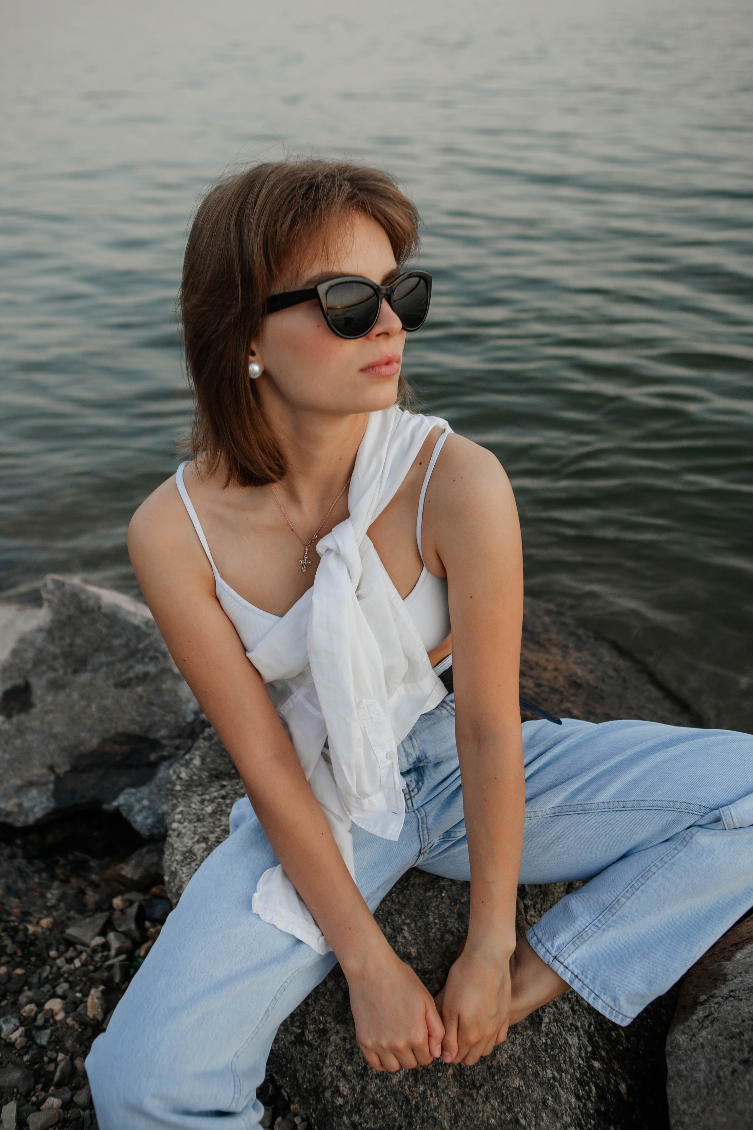 Анастасия у реки. Фотограф Санкт-Петербург Раднаева Юлия