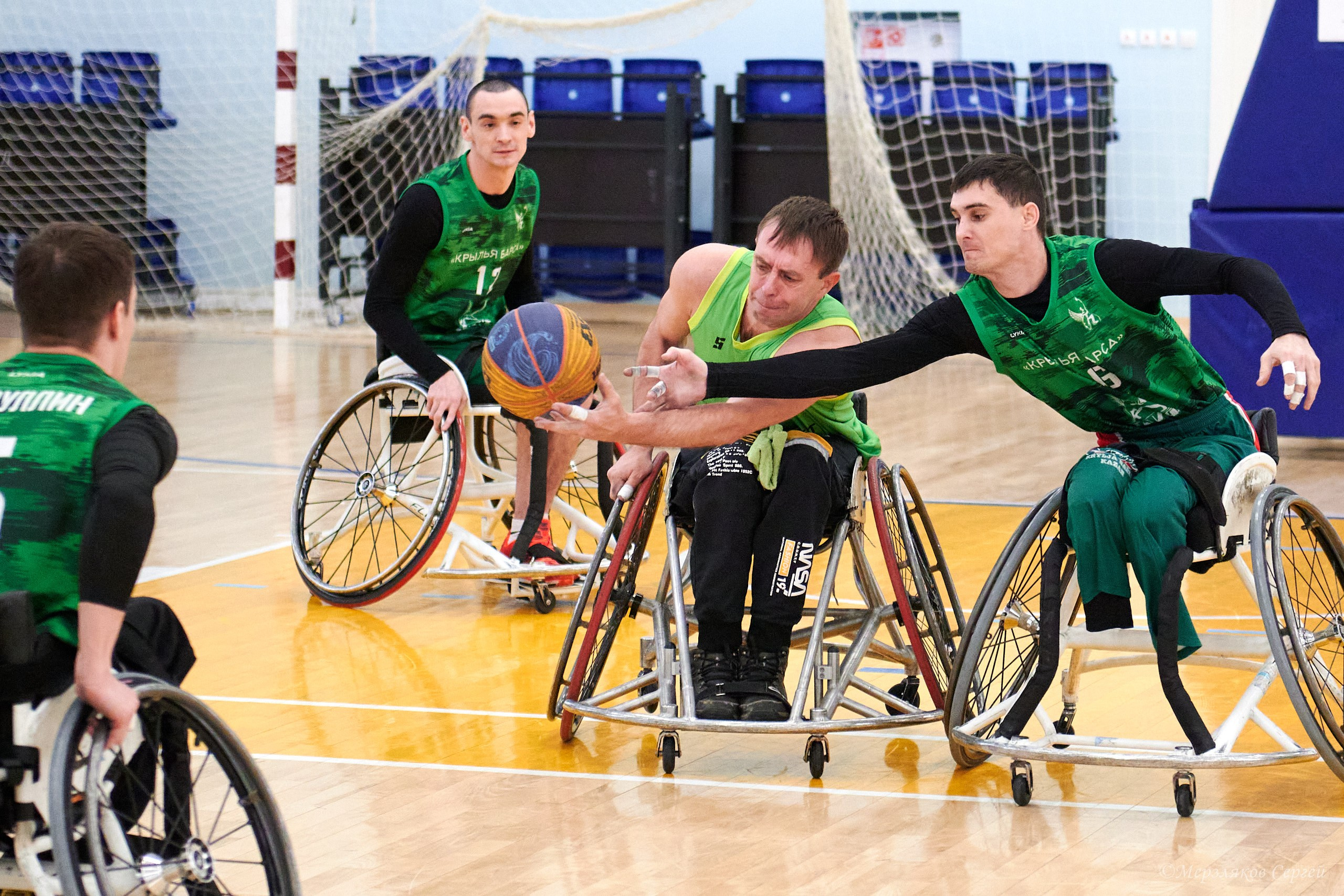 X традиционный Рождественский турнир по баскетболу на колясках. Ижевск. Спортивный репортажный фотограф в Ижевске Сергей Мерзляков