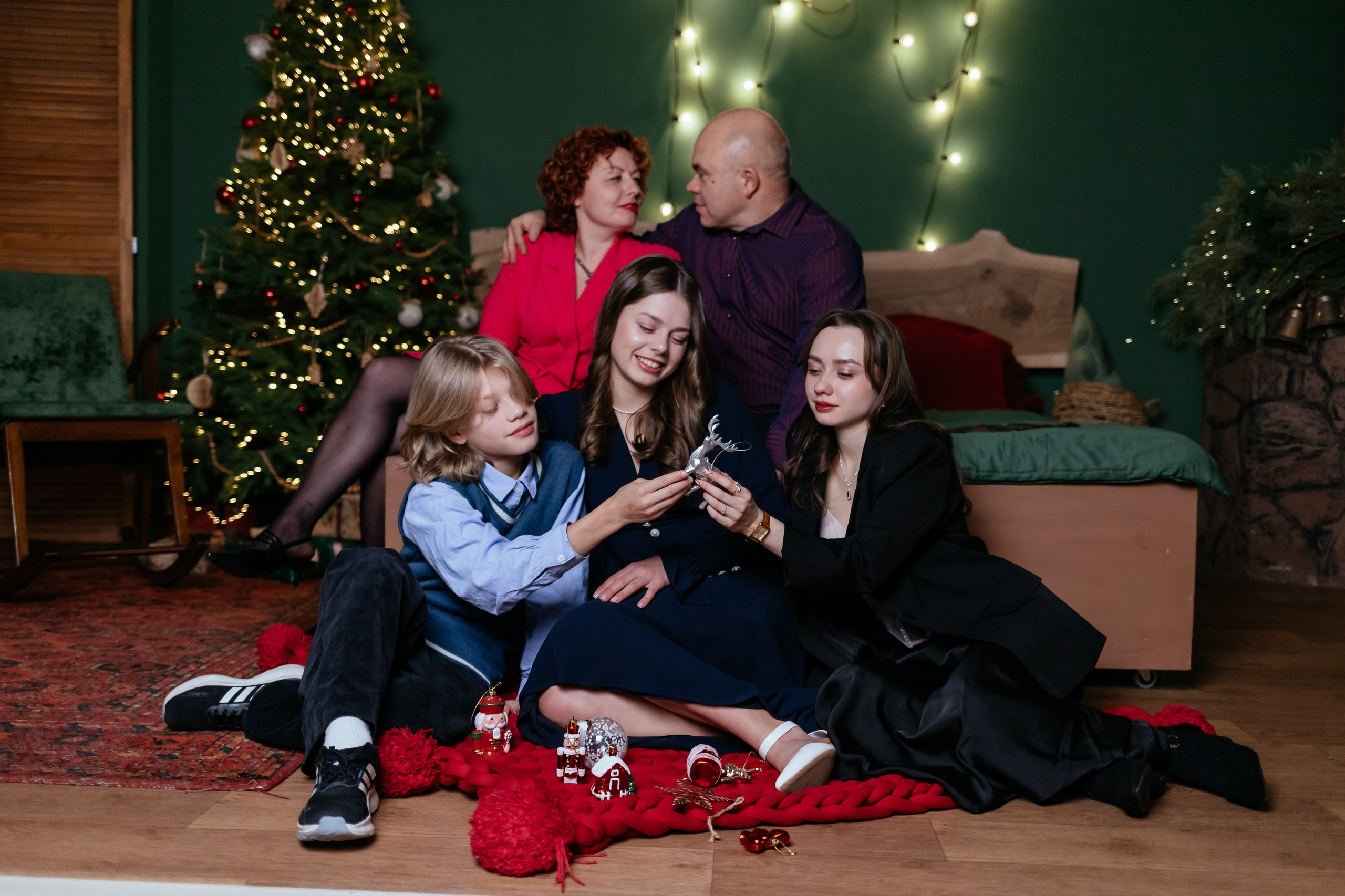 Новогодняя. Blenda photostudio. Семейный фотограф в Минске Приболовец Светлана