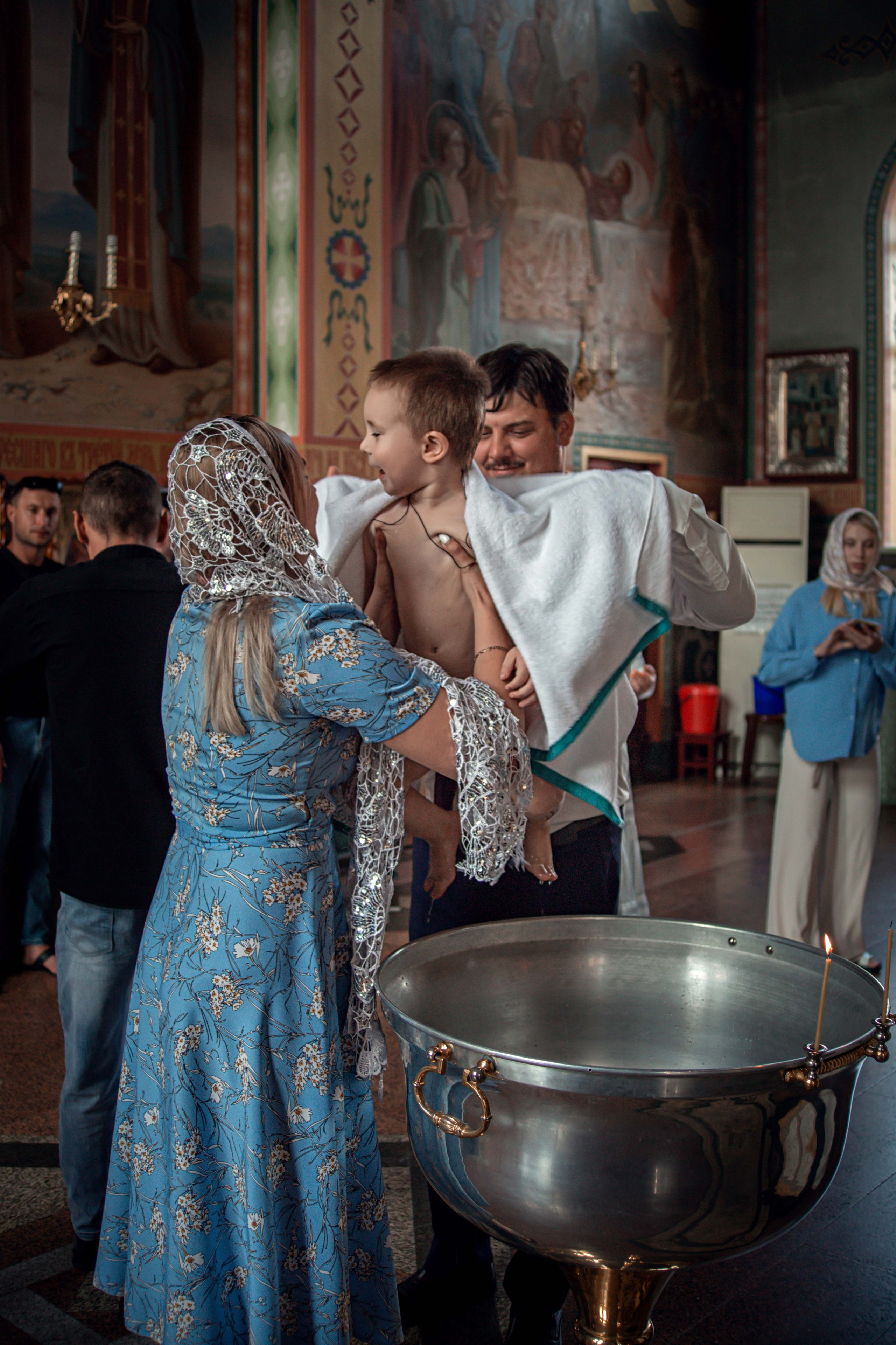 Крещение. Семейный и детский фотограф в Москве Ольга Кривенцова