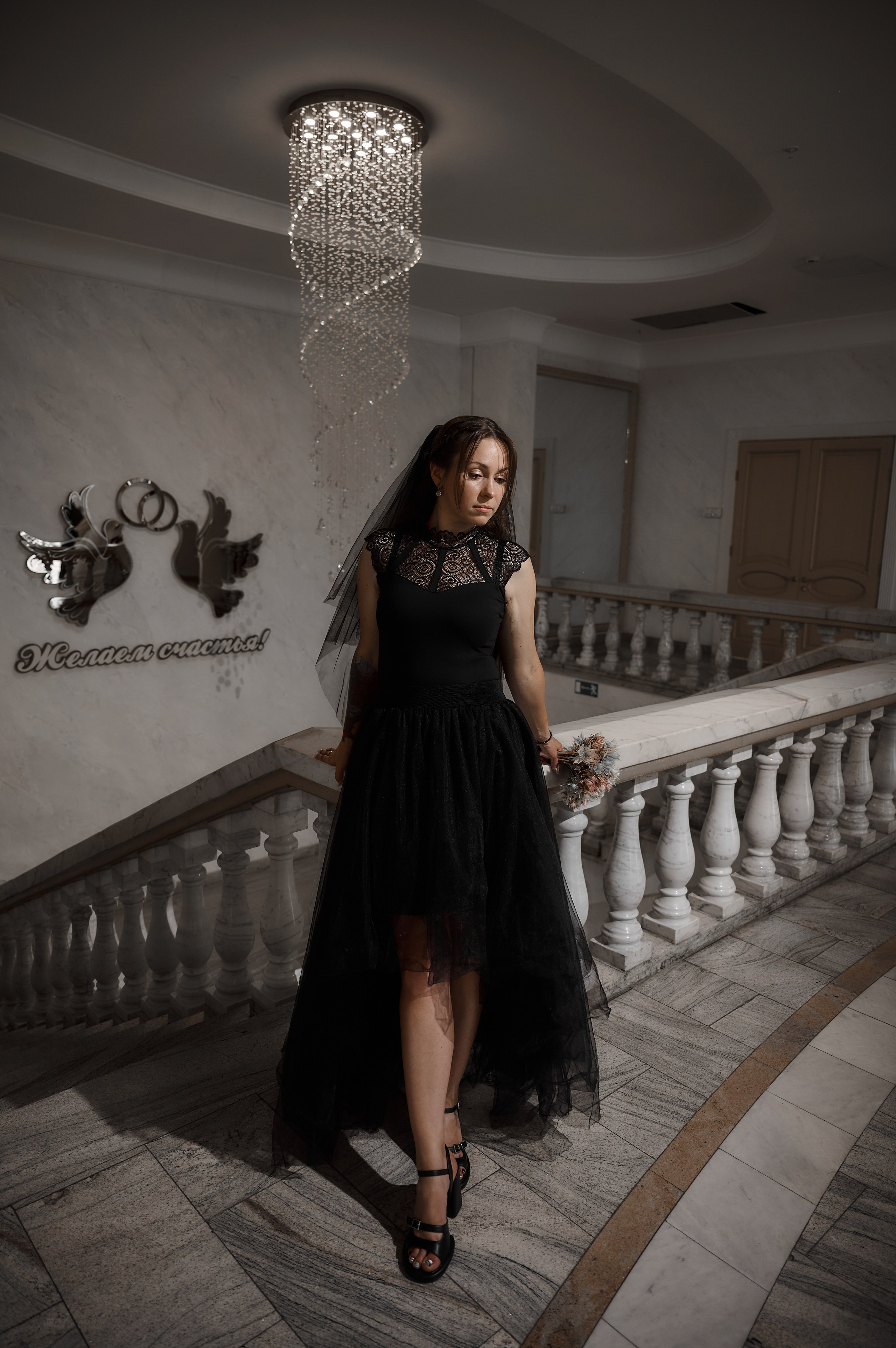 Свадебная фотосессия в Туле в черном. Свадебный фотограф в Туле Никита Беляев