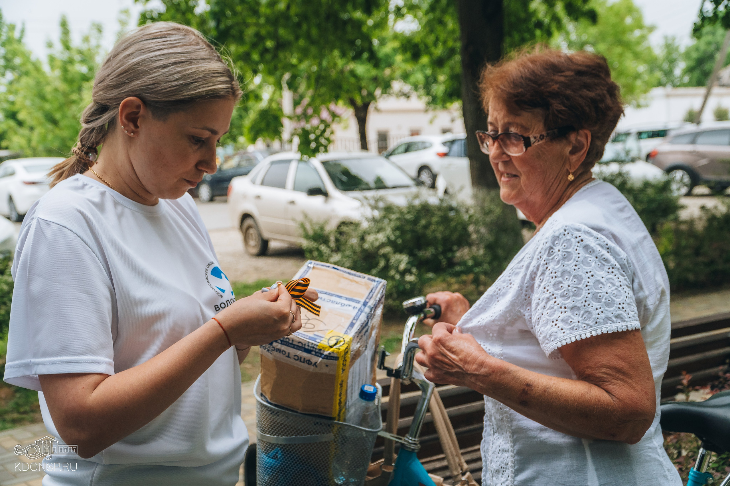 «Георгиевская ленточка — символ Победы». Новотитаровский Дом культуры