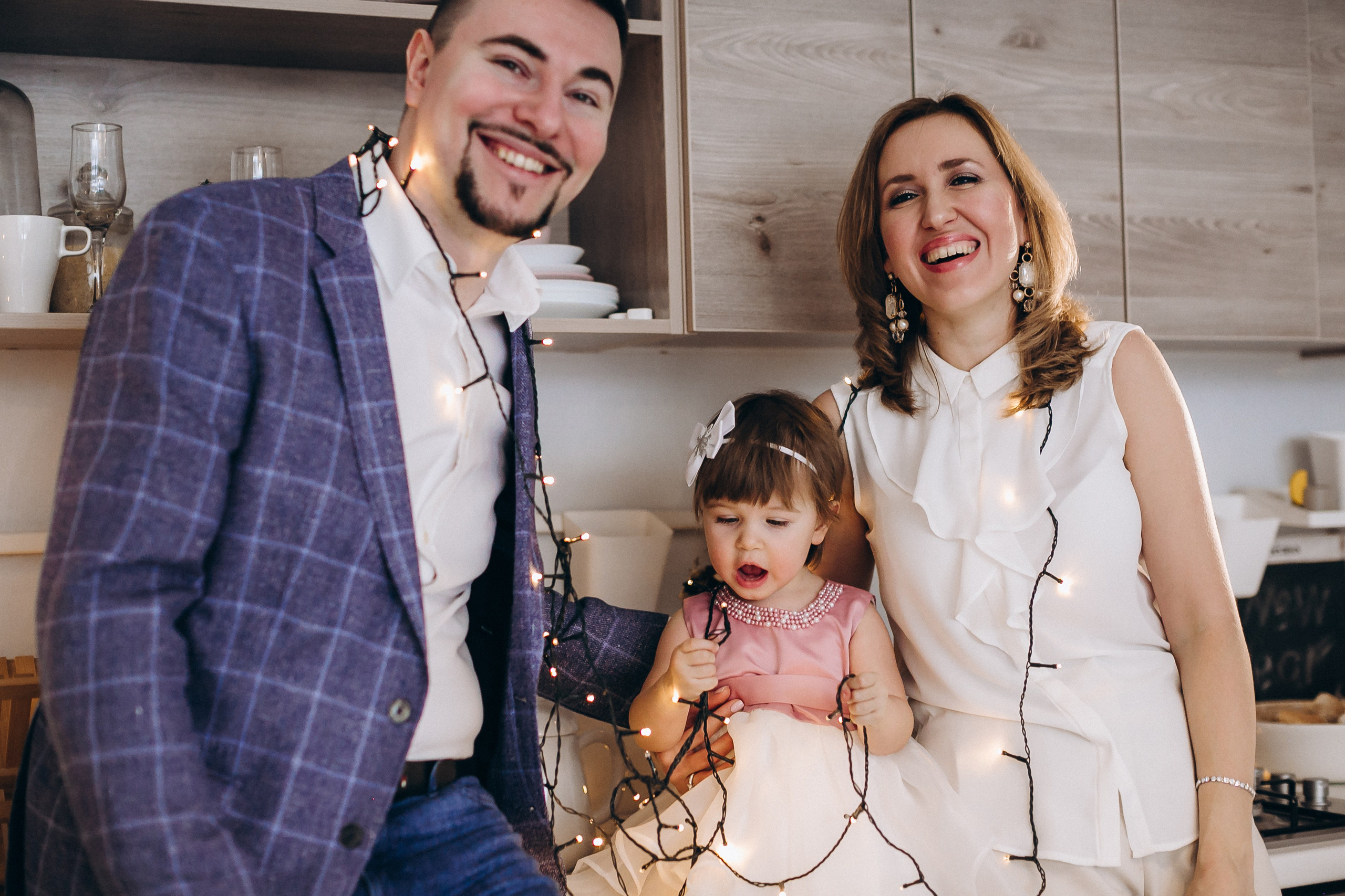 Новогодняя фотосессия в студии. Семейный, детский и школьный фотограф в Москве Рудницкая Анна