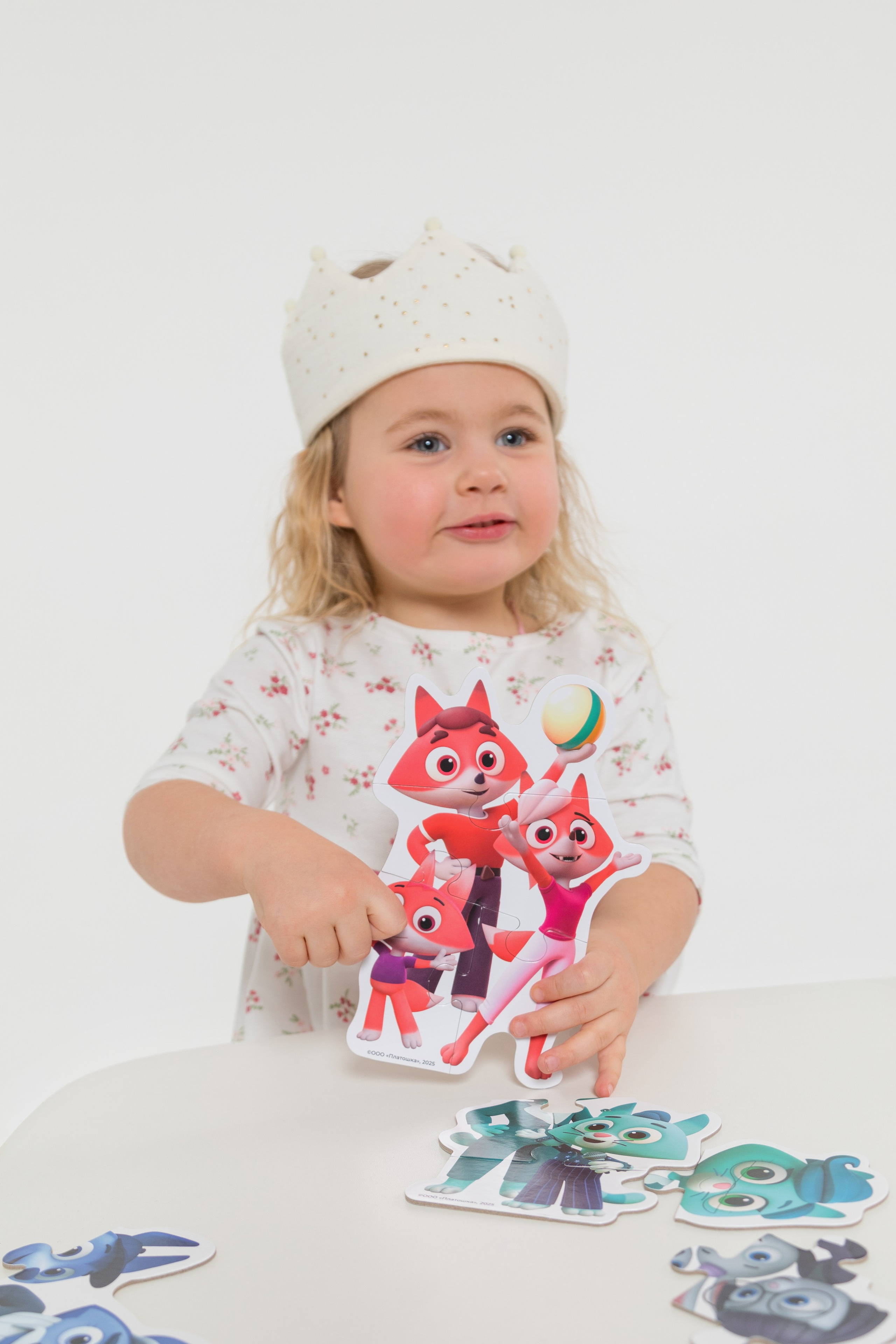 Имиджевая и каталожная съёмка для бренда детских пазлов. Детский и контент фотограф Надя Волкова Санкт-Петербург