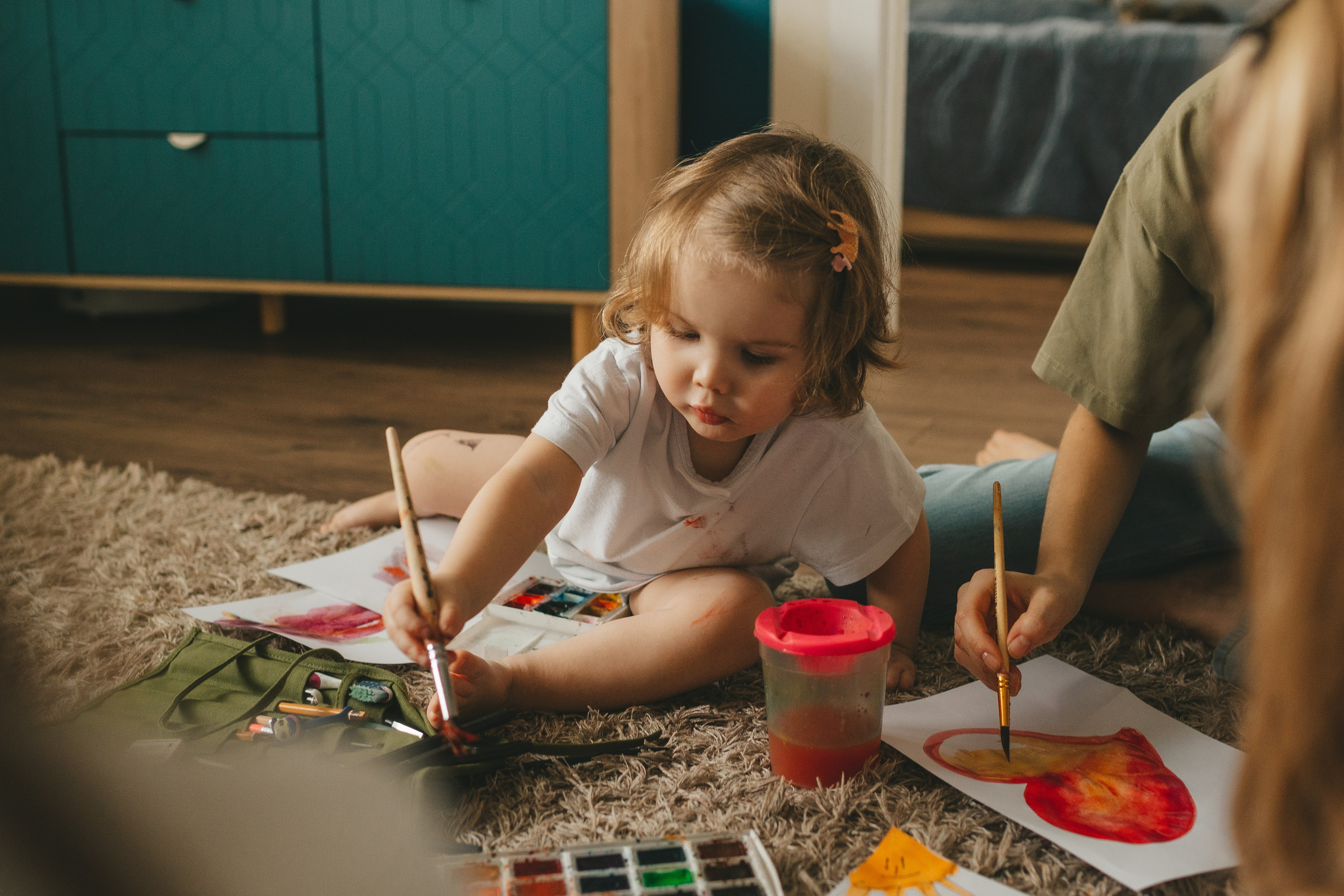 Семья Пети и Алёны (домашняя фотосессия). Семейный и детский фотограф и видеограф в Москве, Дрокина Наталья