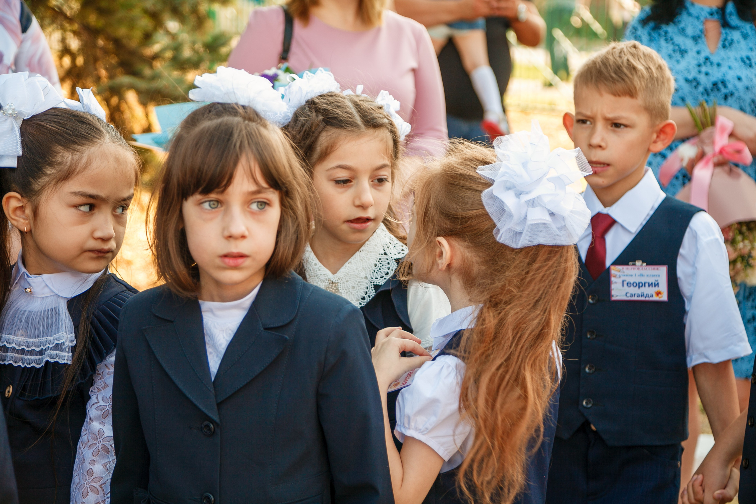 1 сентября линейка. Свадебный и семейный фотограф в Армавире