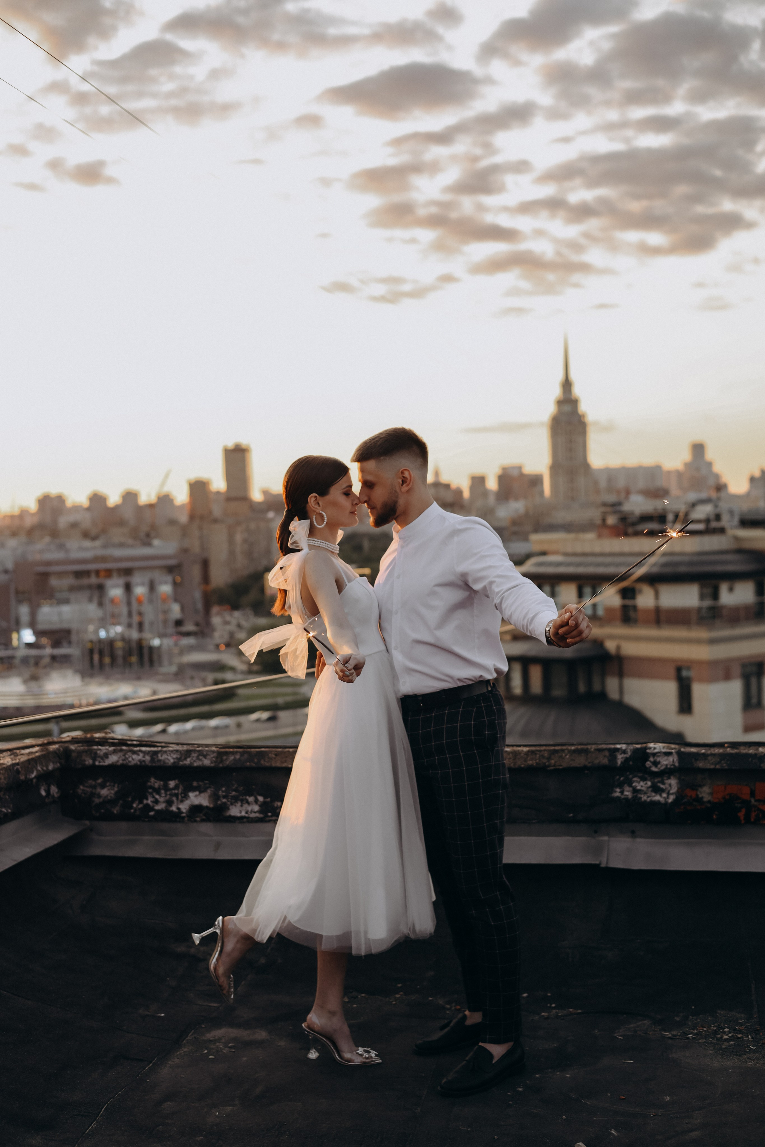 А&Д. Вечер на крыше. Диана Чечель. Свадебный и семейный фотограф в Москве