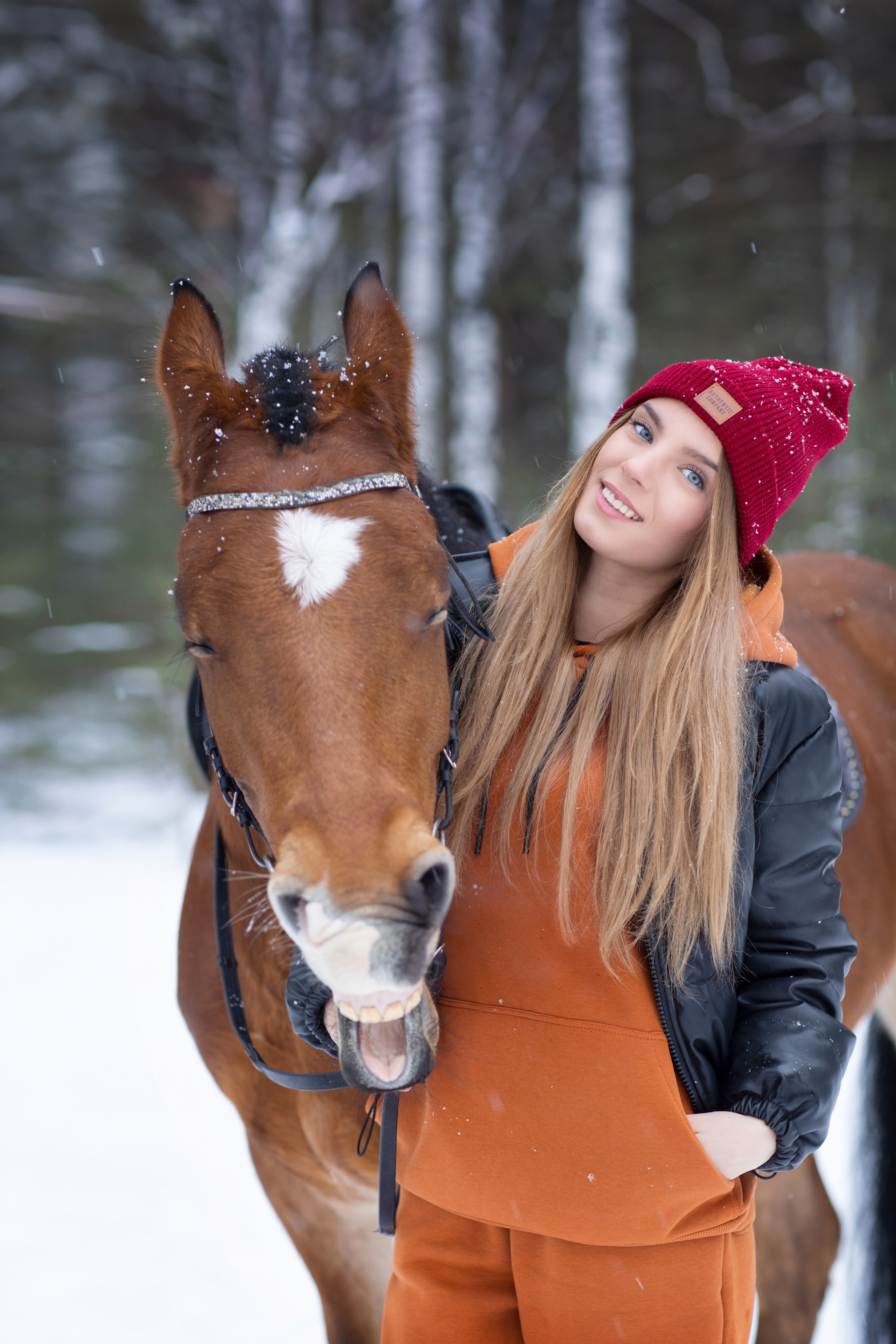 Фотосессия с лошадью зимой в Екатеринбурге. Фотограф Ерохина Светлана — фотосессии в Екатеринбурге