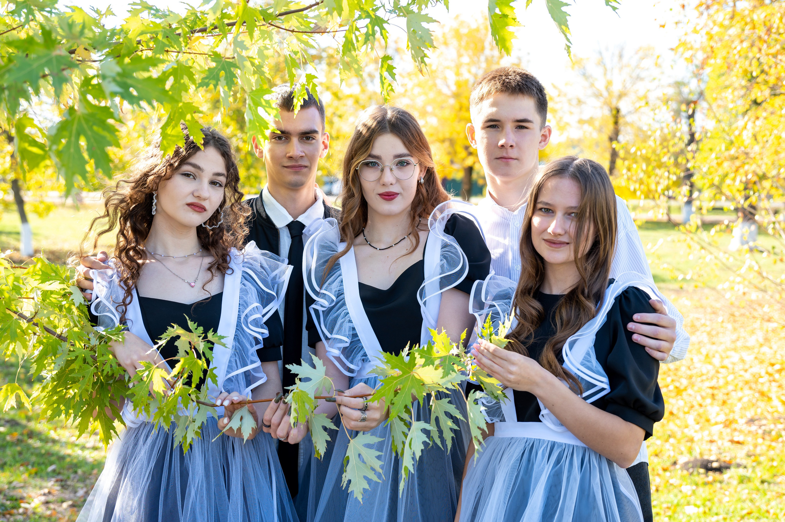 Осенняя фотосессия для выпускных альбомов. ст. Гиагинская. Вячеслав Скрипник Фотограф Краснодар