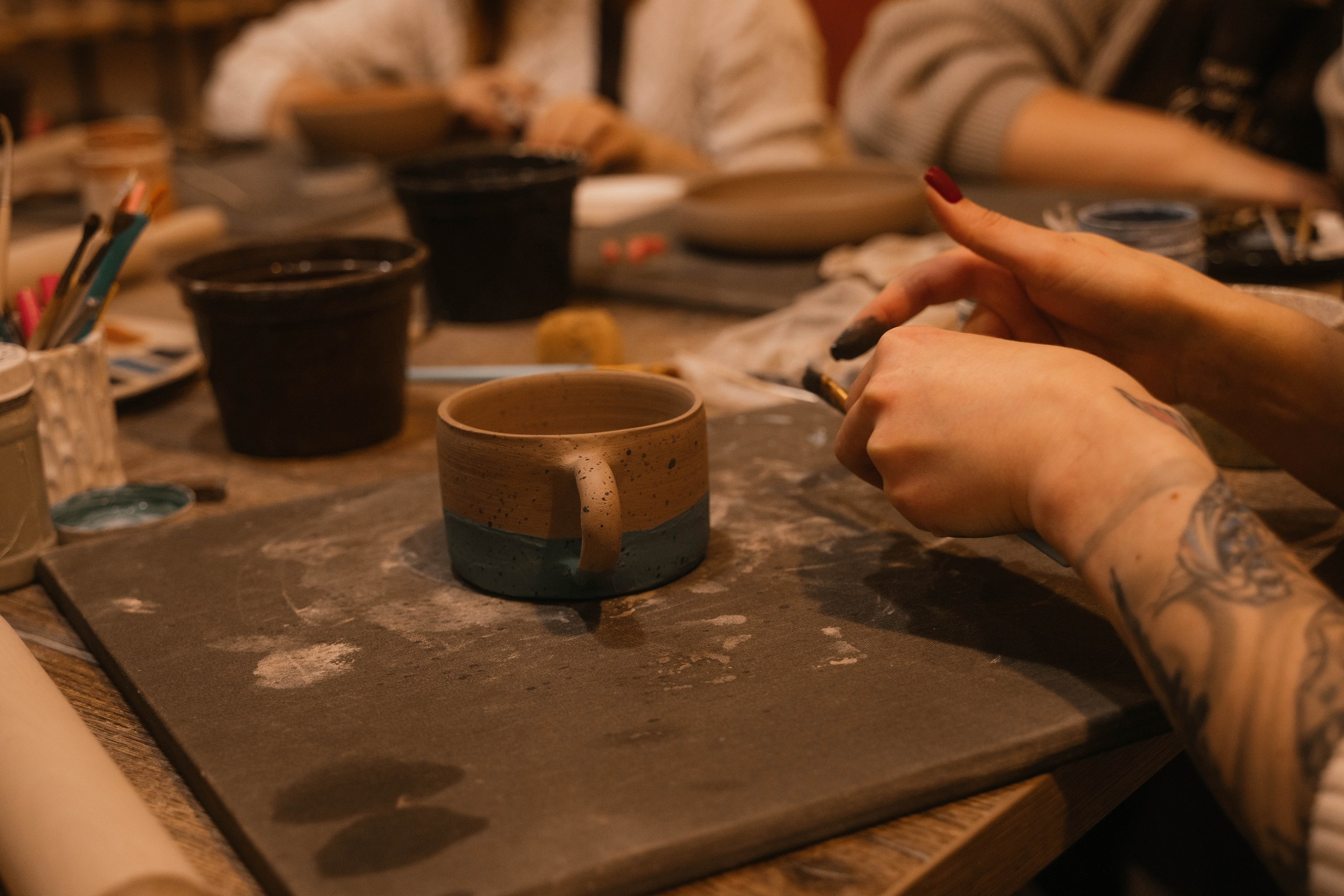 День рождения в гончарной мастерской. Свадебный, семейный фотограф в Рязани Лена Брант