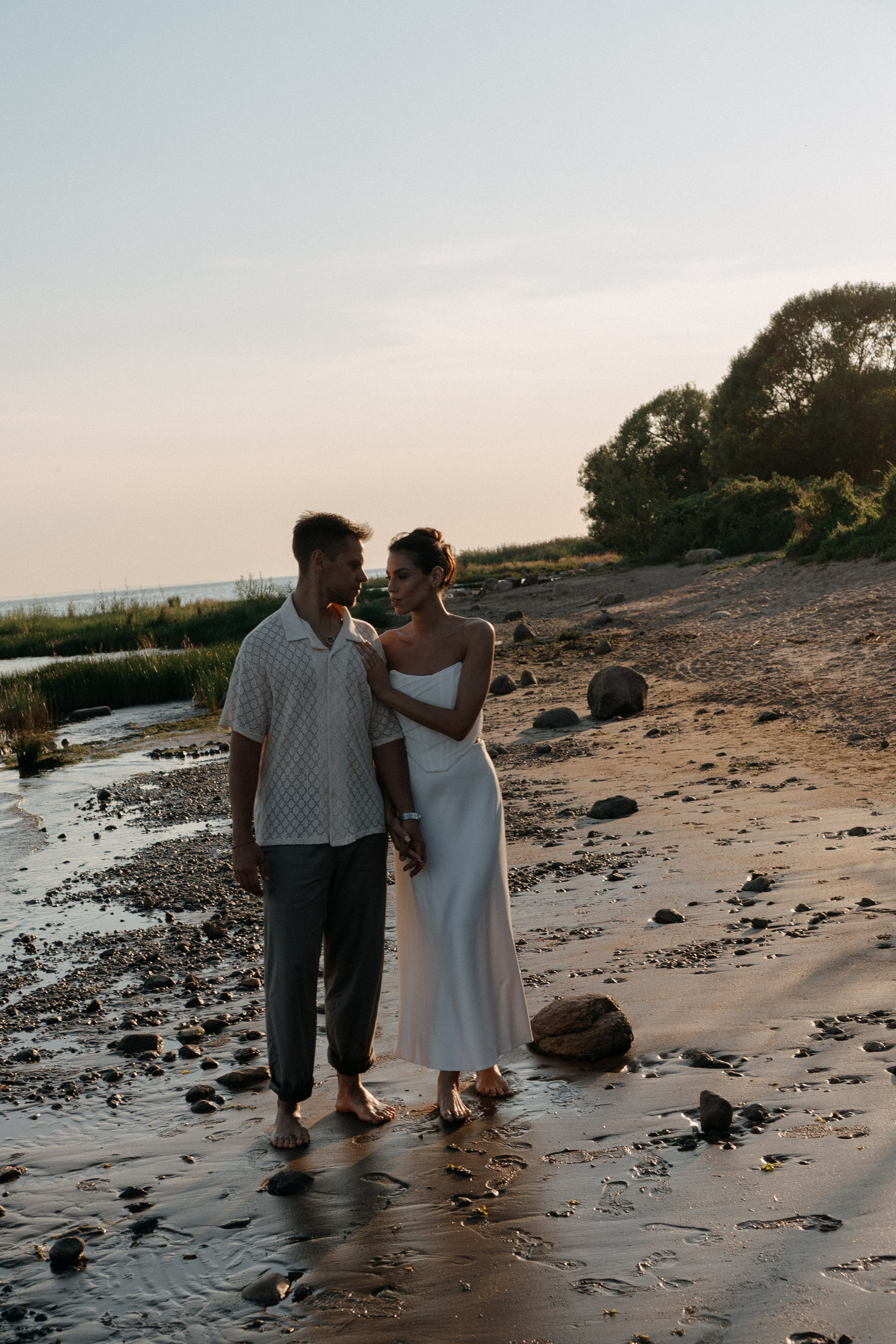 СВАДЕБНАЯ ФОТОСЕССИЯ ВЫЕЗДНОЙ ЦЕРЕМОНИИ (ФИНСКИЙ ЗАЛИВ). Профессиональный фотограф, Санкт-Петербург — Виктория Богомолова