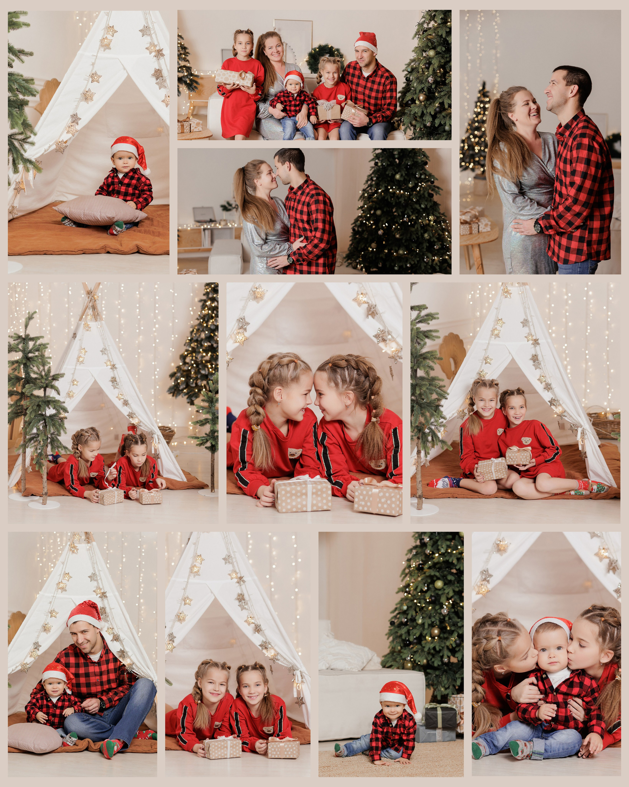 Семейная фотосессия в фотостудии и на природе в Твери. Свадебный и семейный фотограф в Твери и Тверской области