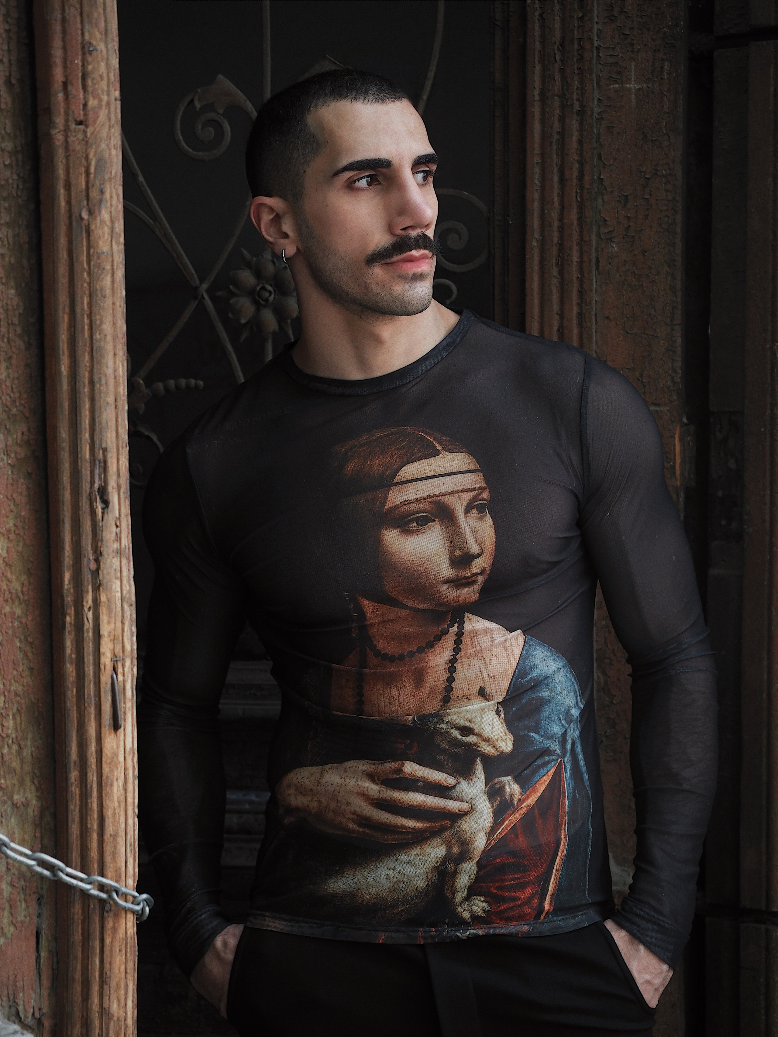 Male fashion portrait in Tbilisi photographed by Sergio Maiis.