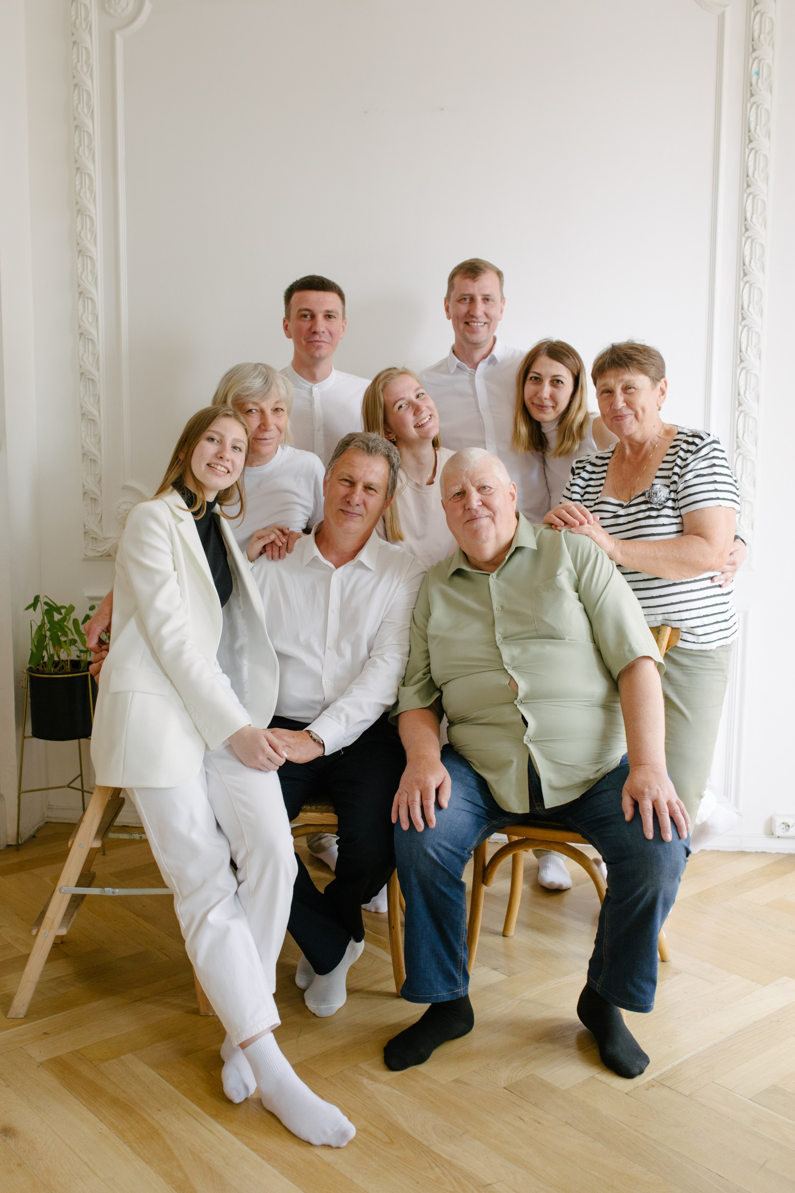 3 поколения, семейная. Свадебный и семейный фотограф в Санкт-Петербурге Исупова Юлия