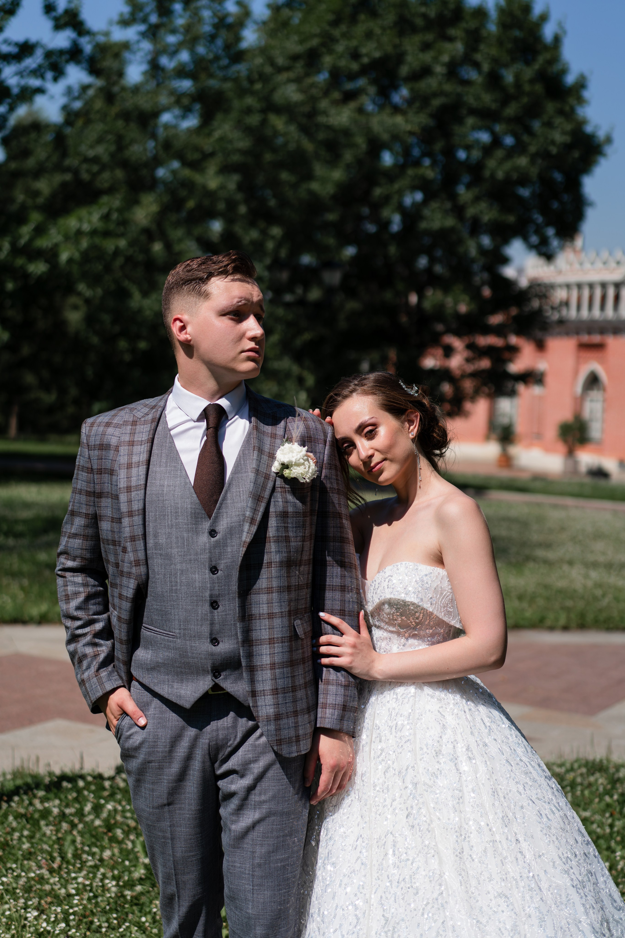 Свадебная фотосессия в Царицыно. Свадебный фотограф Вера Климова