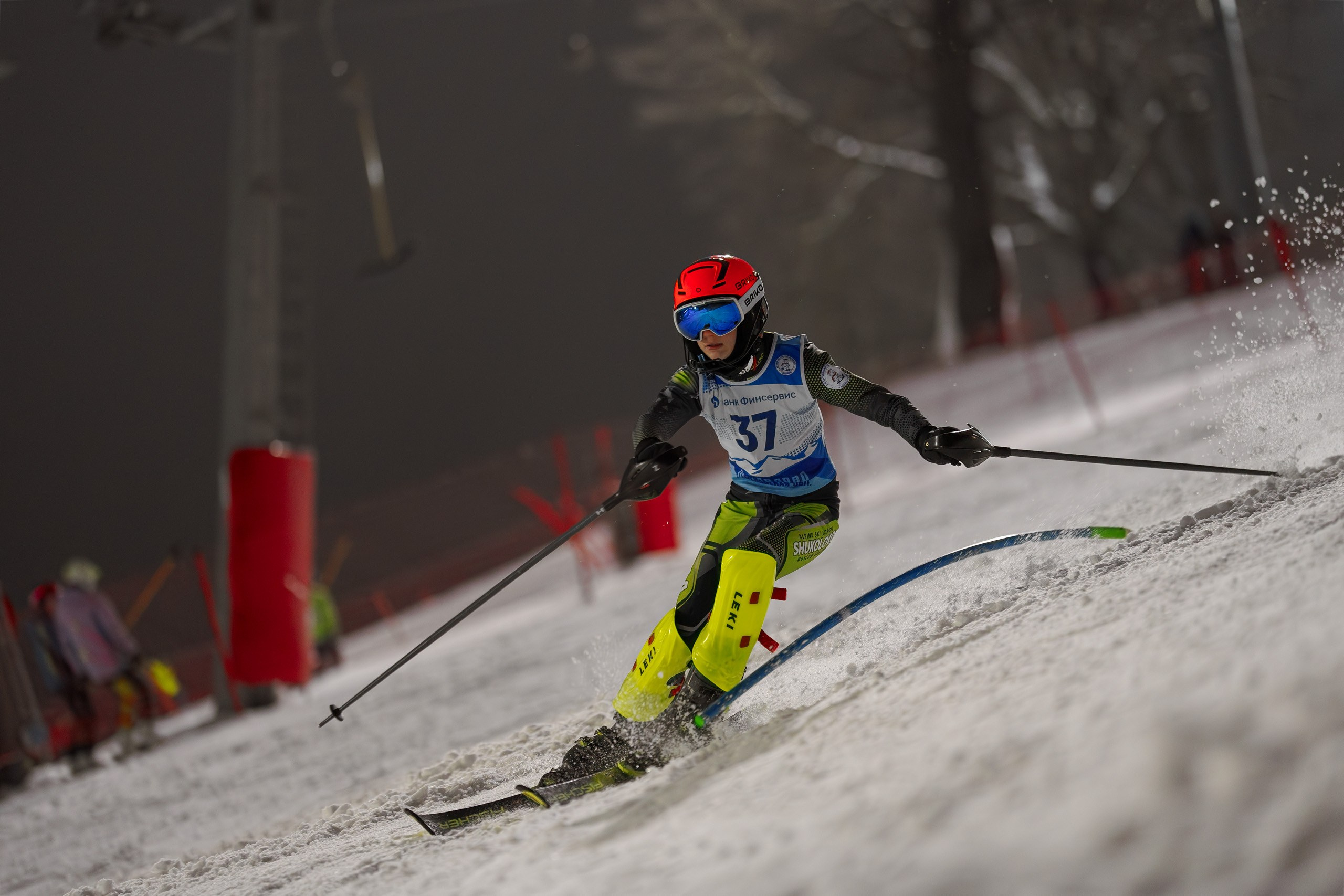 Соревнования Дмитровского городского округа по горнолыжному спорту «Открытие зимнего сезона» 2024-2025. Фотограф Студитский Евгений