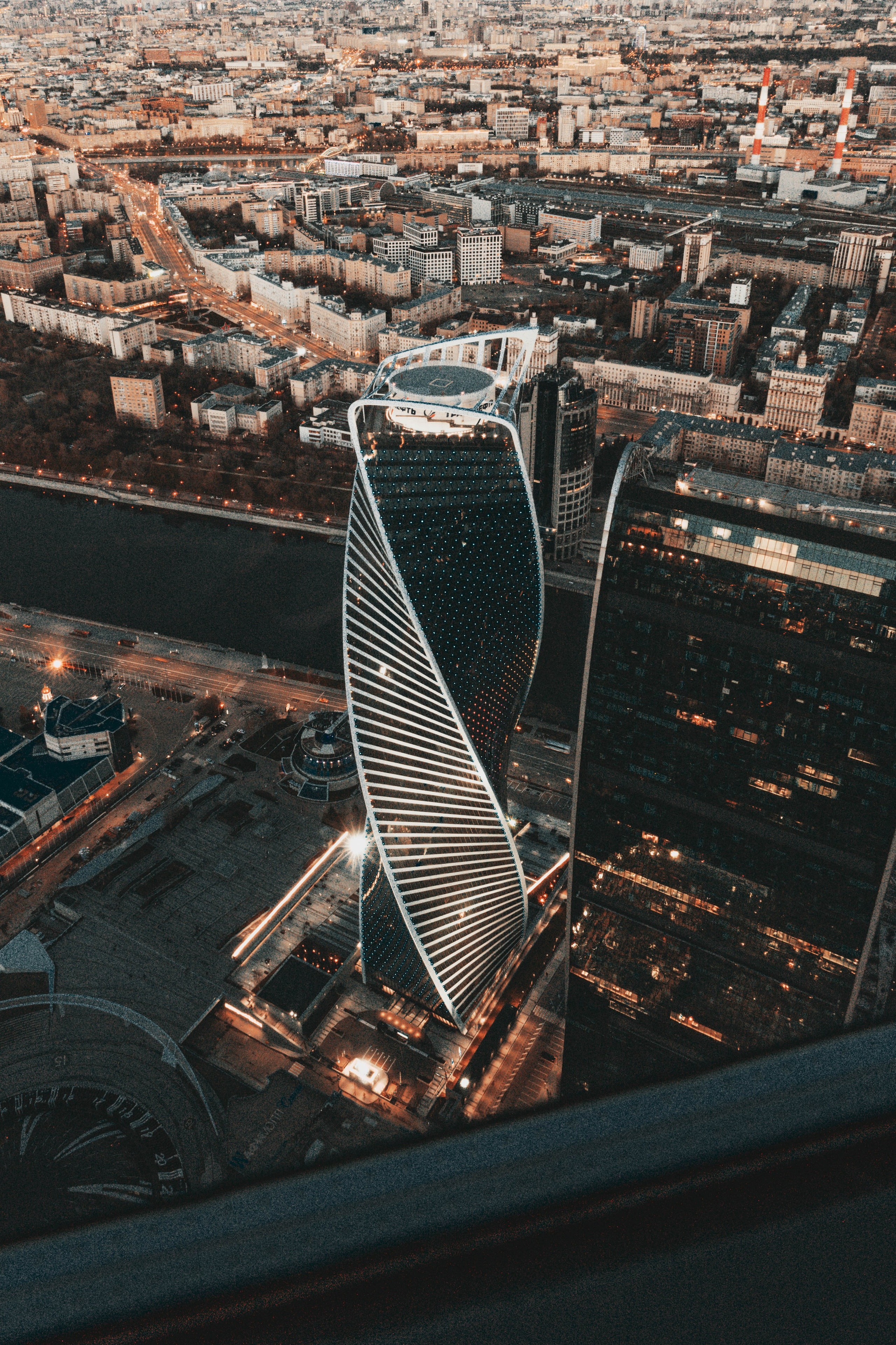 Москва Сити Столица Небоскрёбы Городская фотография gusarov2906