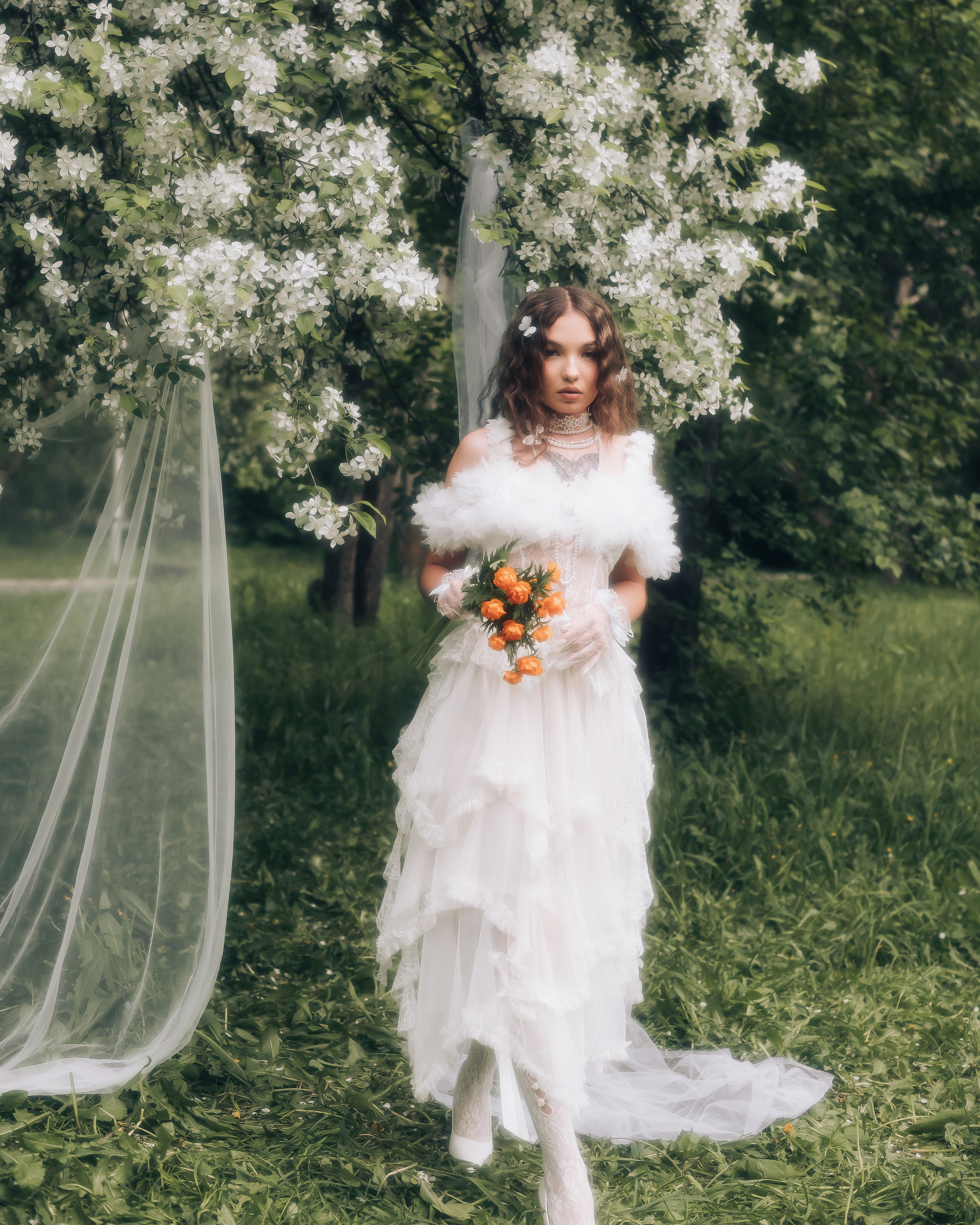 Фотосессия в цветении в Кузбасском парке г. Кемерово