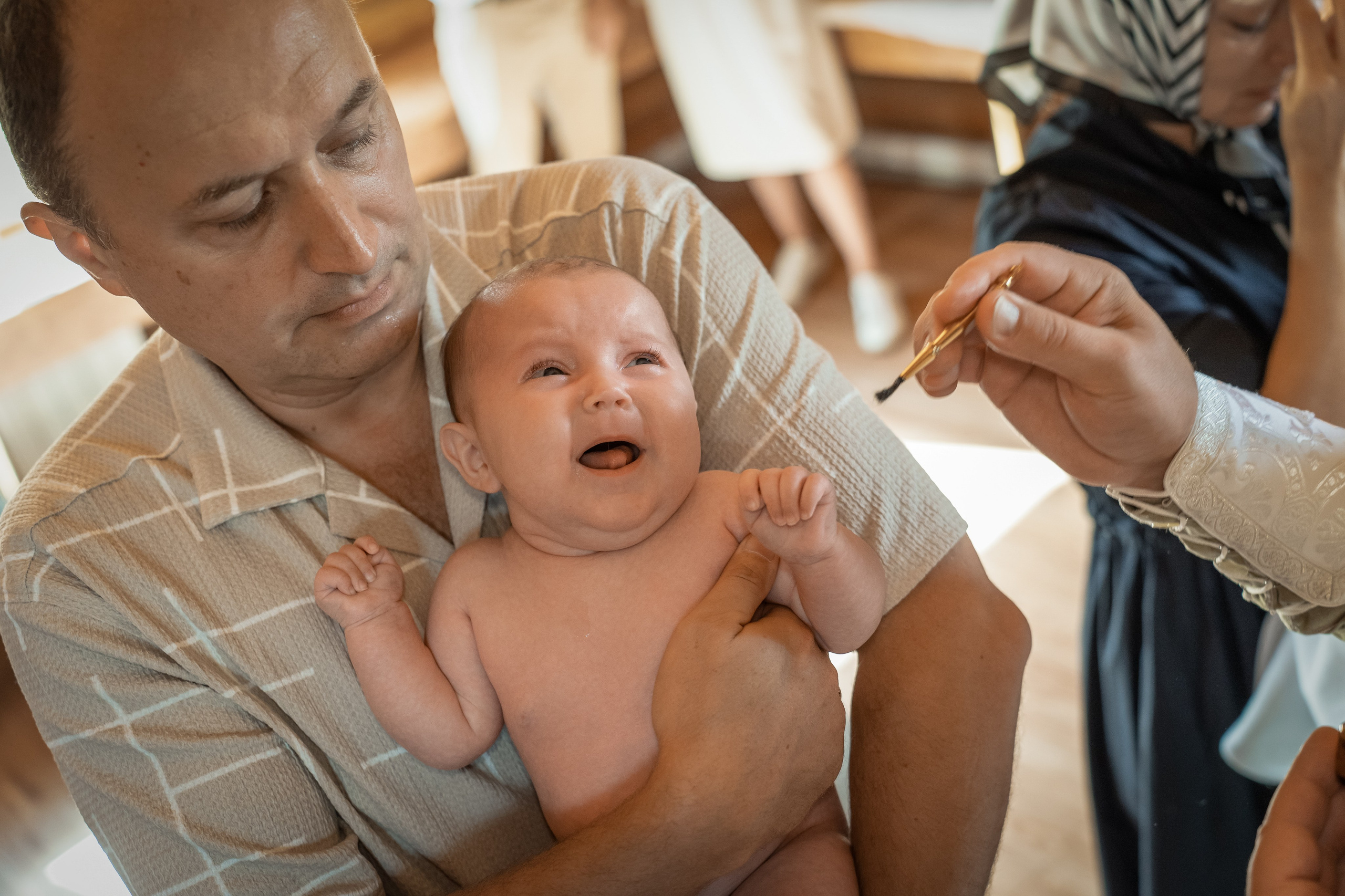 Крещение Авроры в храме 12 апостолов. Фотограф на Крещение Тула и Венчание в Туле, детский и семейный фотограф