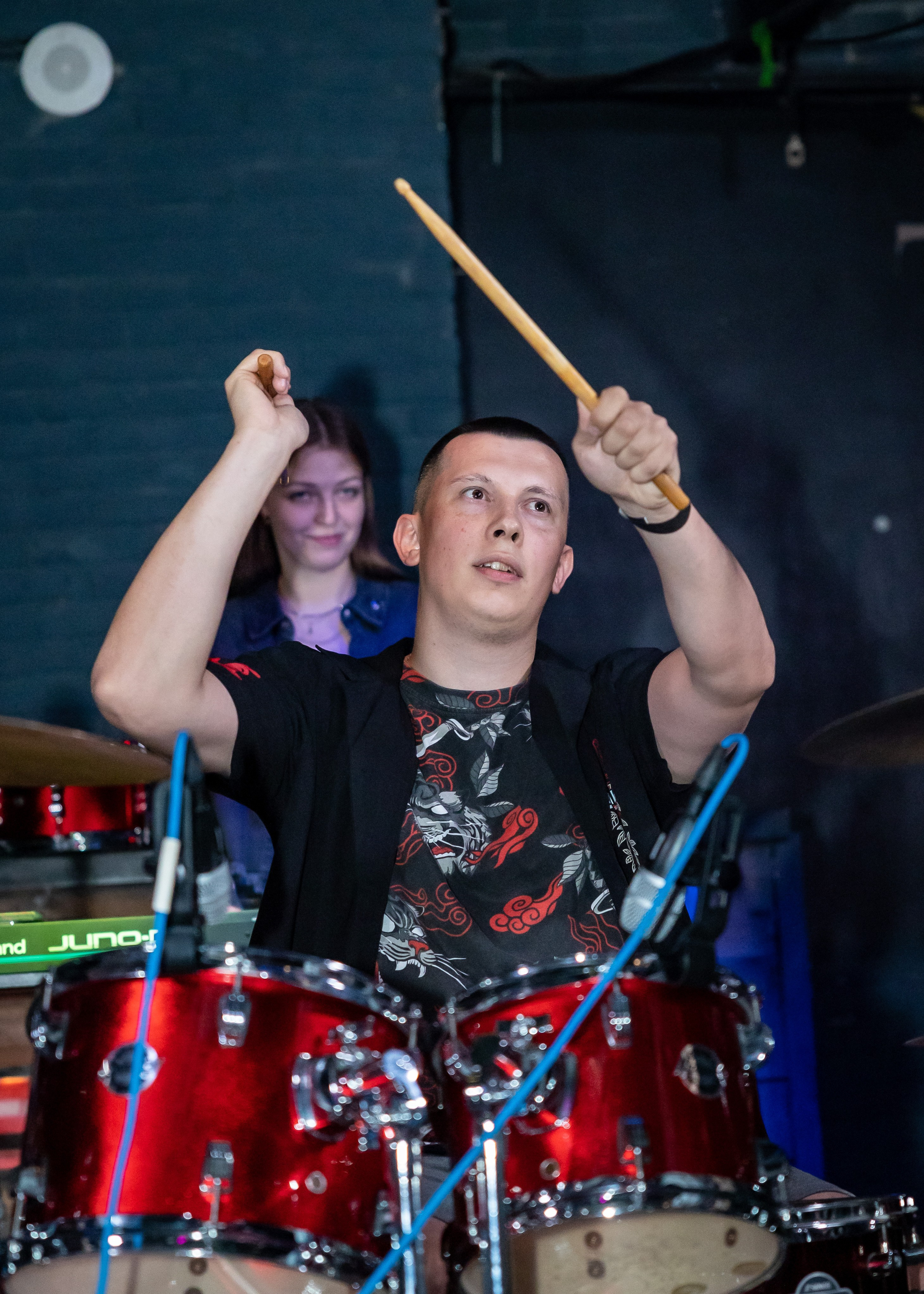 Концерт «Не Школа Барабанов» в Клубе «SOVA». Фотограф Владимир Охрименко