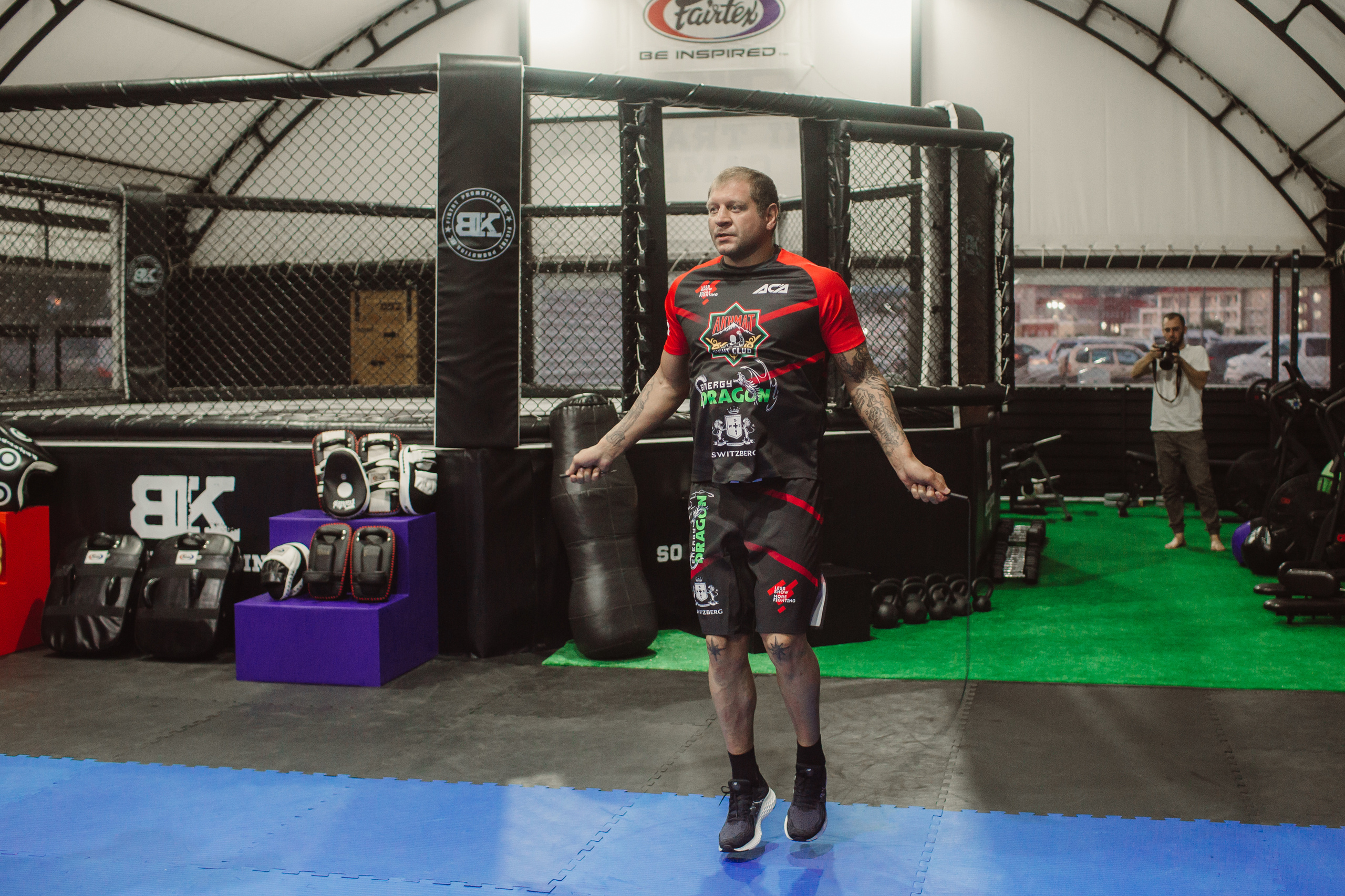 Тренировка перед боем Емельяненко и Исмаилова. Репортажный Фотограф в Сочи и Москве Алексей Орлов