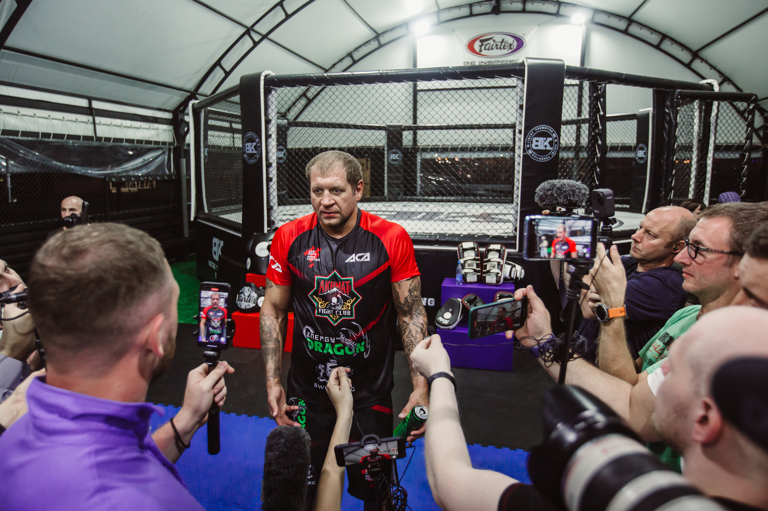 Тренировка перед боем Емельяненко и Исмаилова. Репортажный Фотограф в Сочи и Москве Алексей Орлов