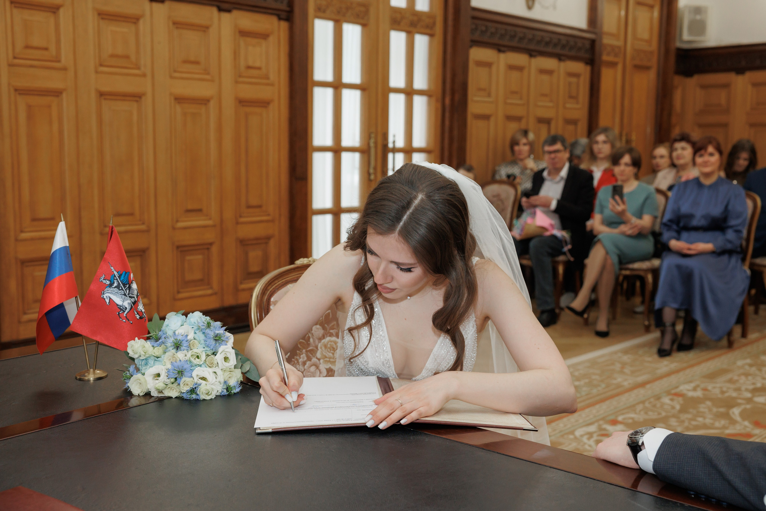 Даша и Дима, Грибоедовский ЗАГС. Свадебный и репортажный фотограф (Москва, Королев и другие)
