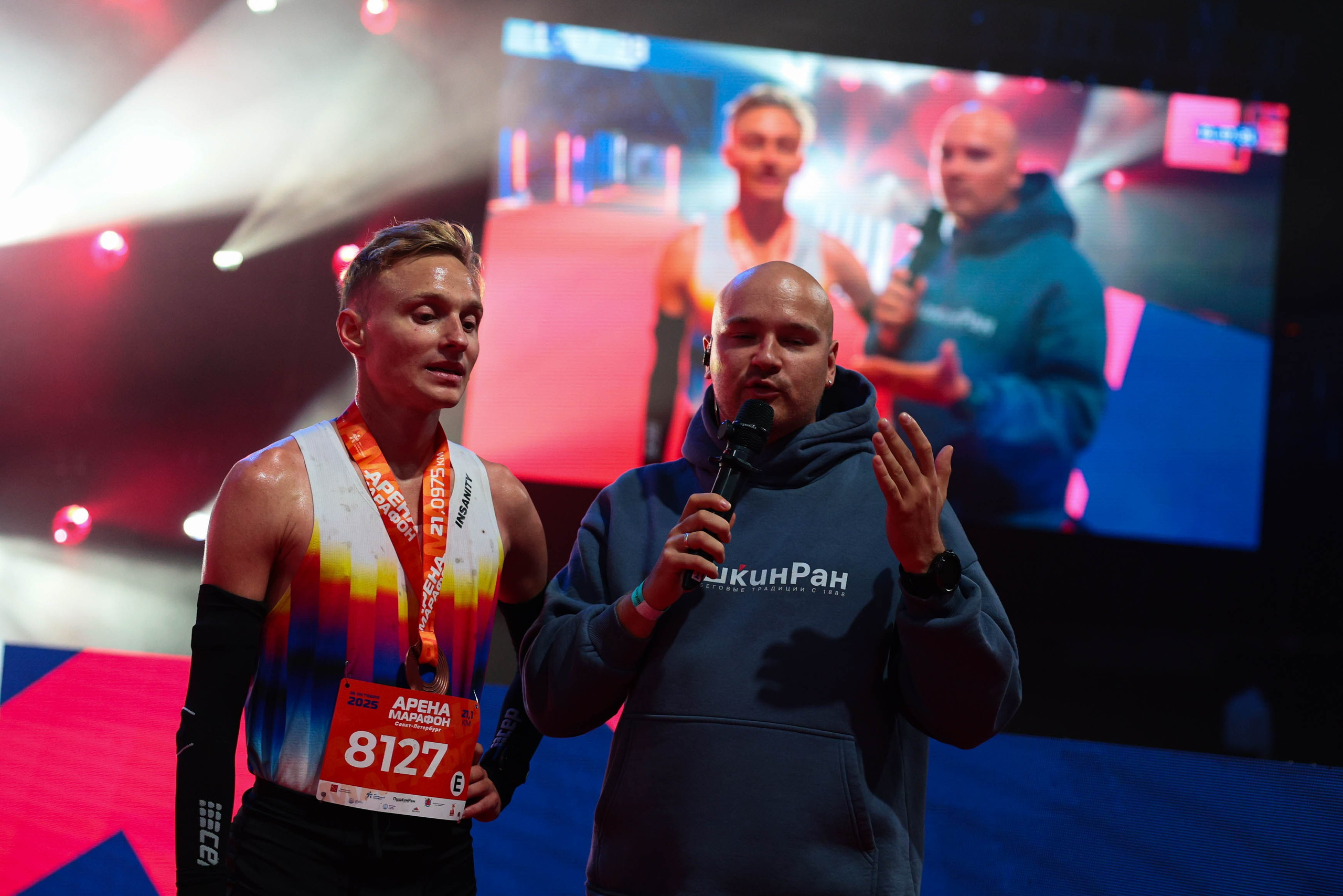 Арена марафон 2025. Спортивный фотограф в Санкт-Петербурге Илья Vacool