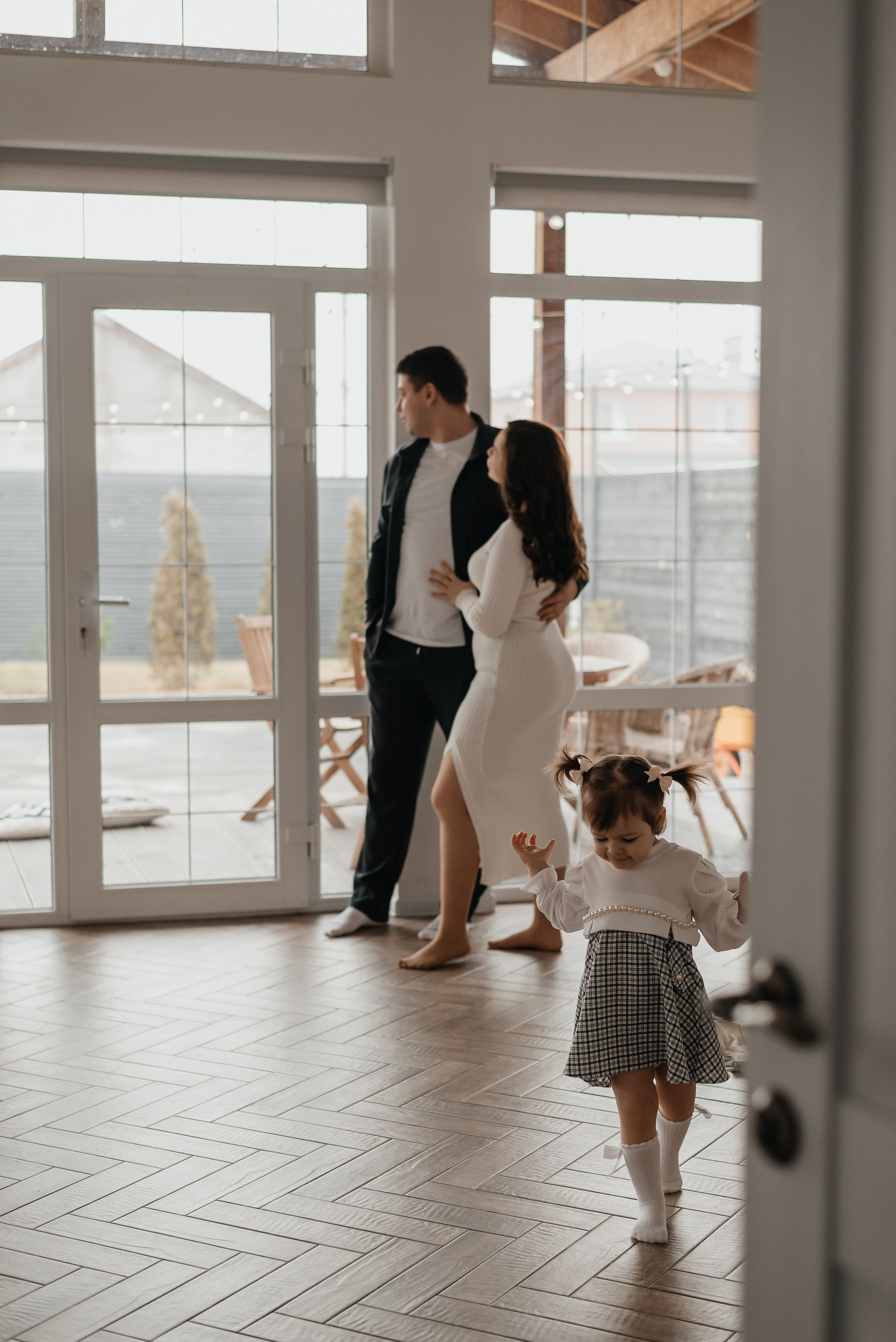 Семейная фотосессия Денис, Наташа и Маша. Семейный и детский фотограф Кущ Наташа