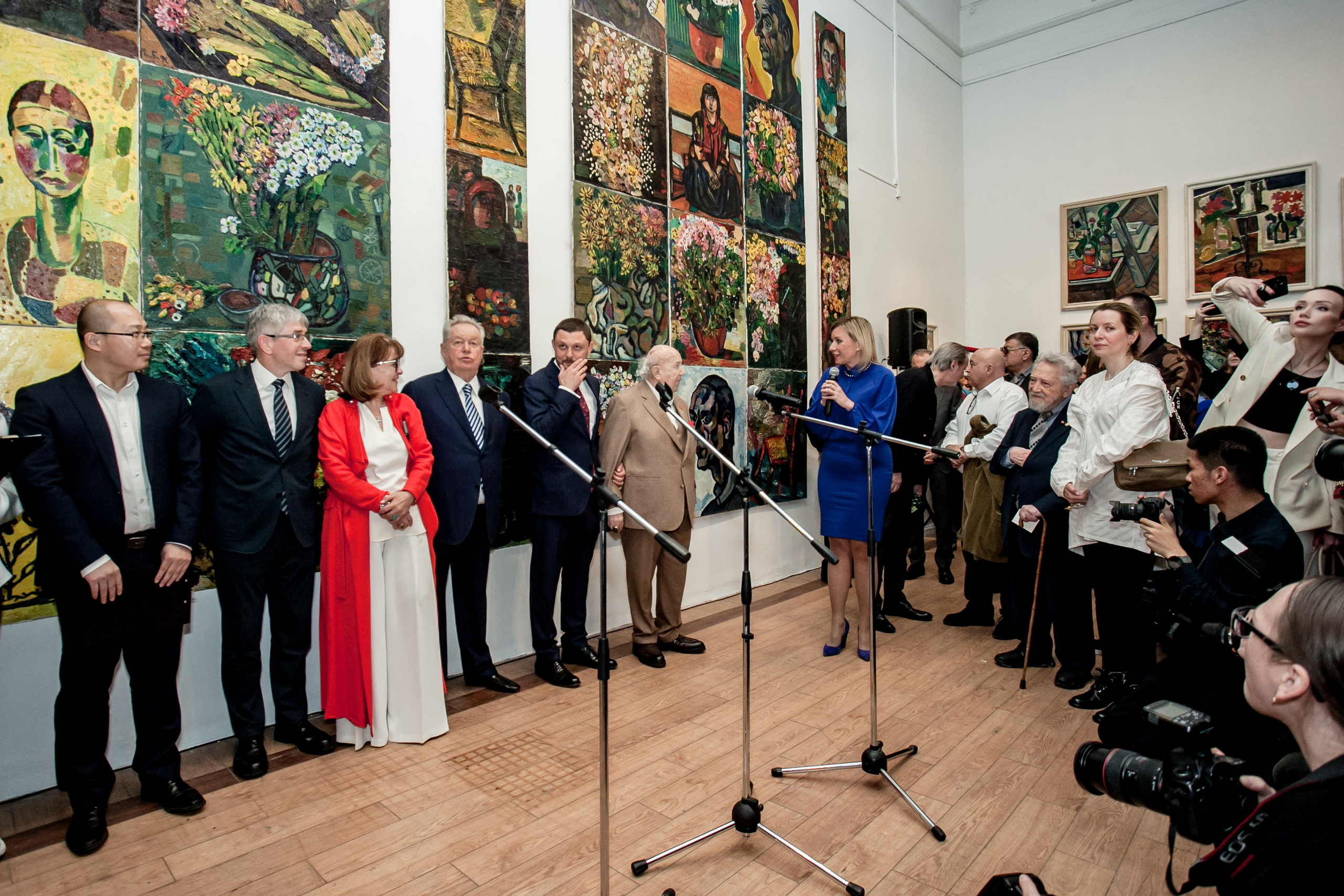 Открытие выставки Зураба Церетели. Art photographer Nino