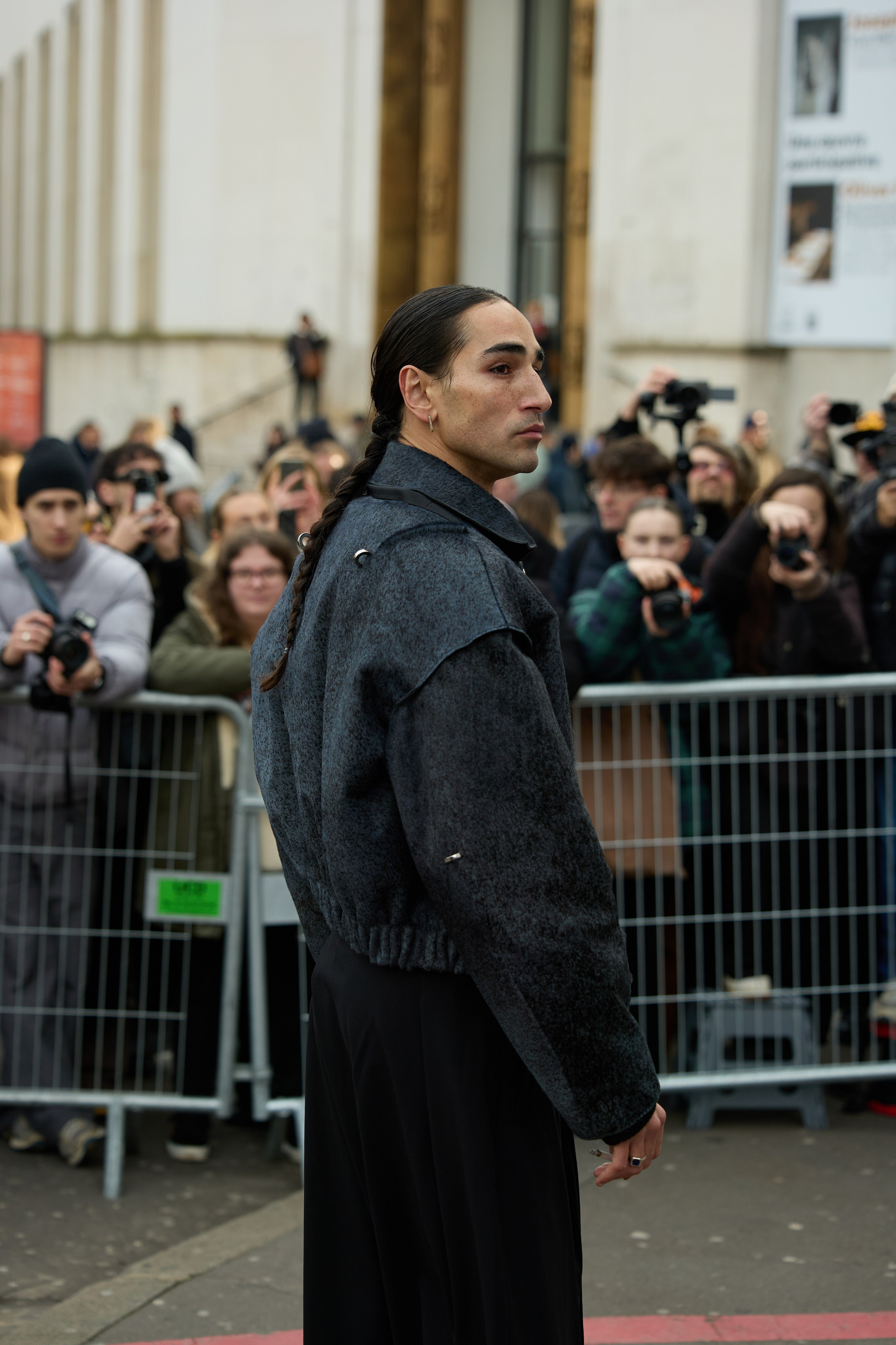 PFW MENSWEAR FALL/WINTER 25/26 RICK OWENS. Photographer in Milan Ivan Goncharov
