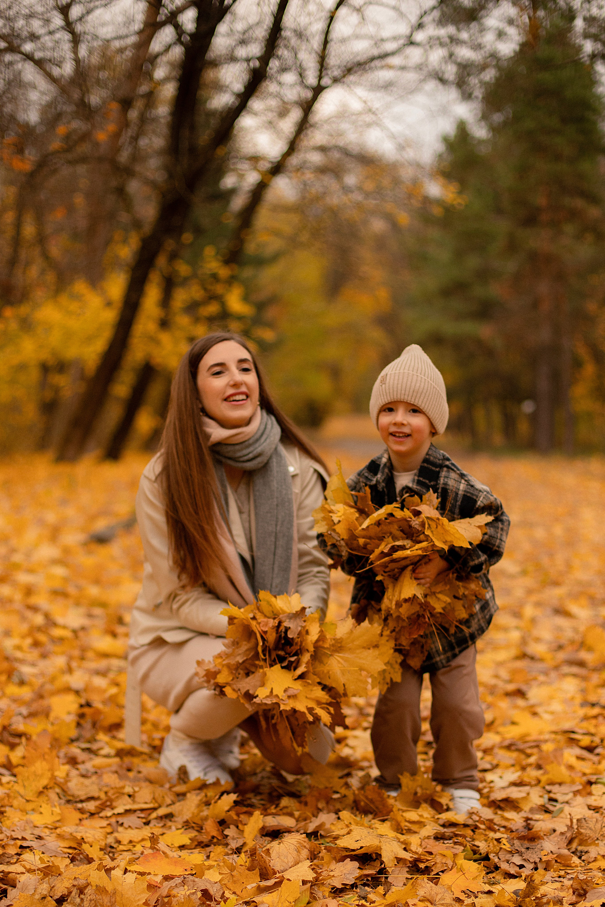 Семейная осенняя фотосессия. Семейный и индивидуальный фотограф в Ростове-на-Дону