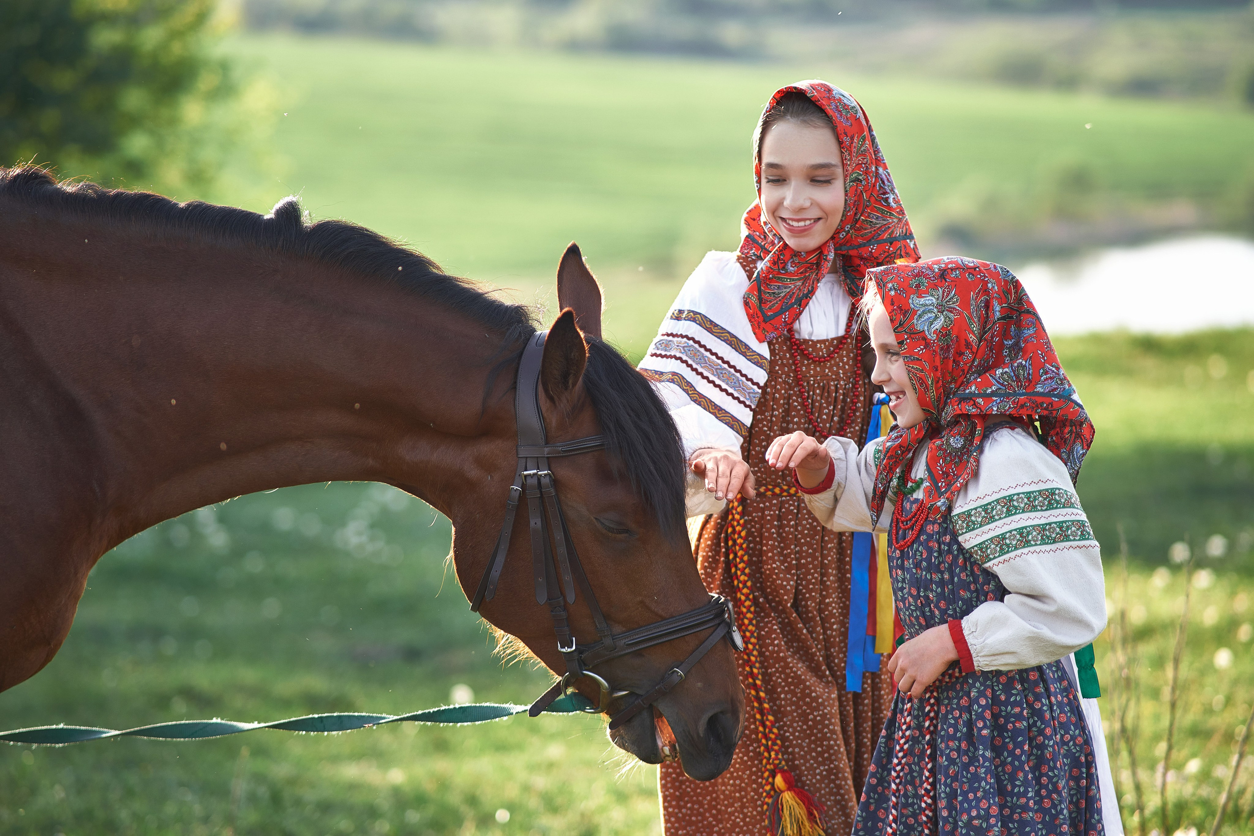С лошадьми. Семейный и портретный фотограф в Новомосковске и Узловой Михеева Татьяна