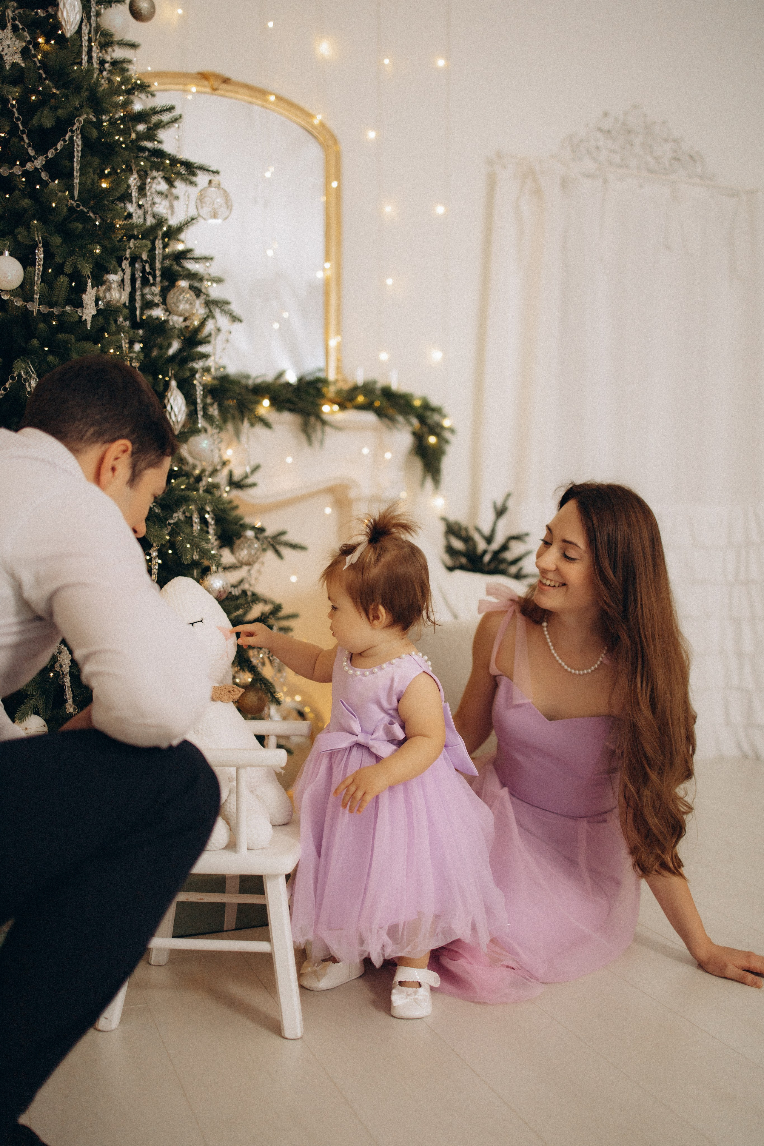 Новый год маленькой Анечки. Семейный фотограф в Москве Анастасия Шалда