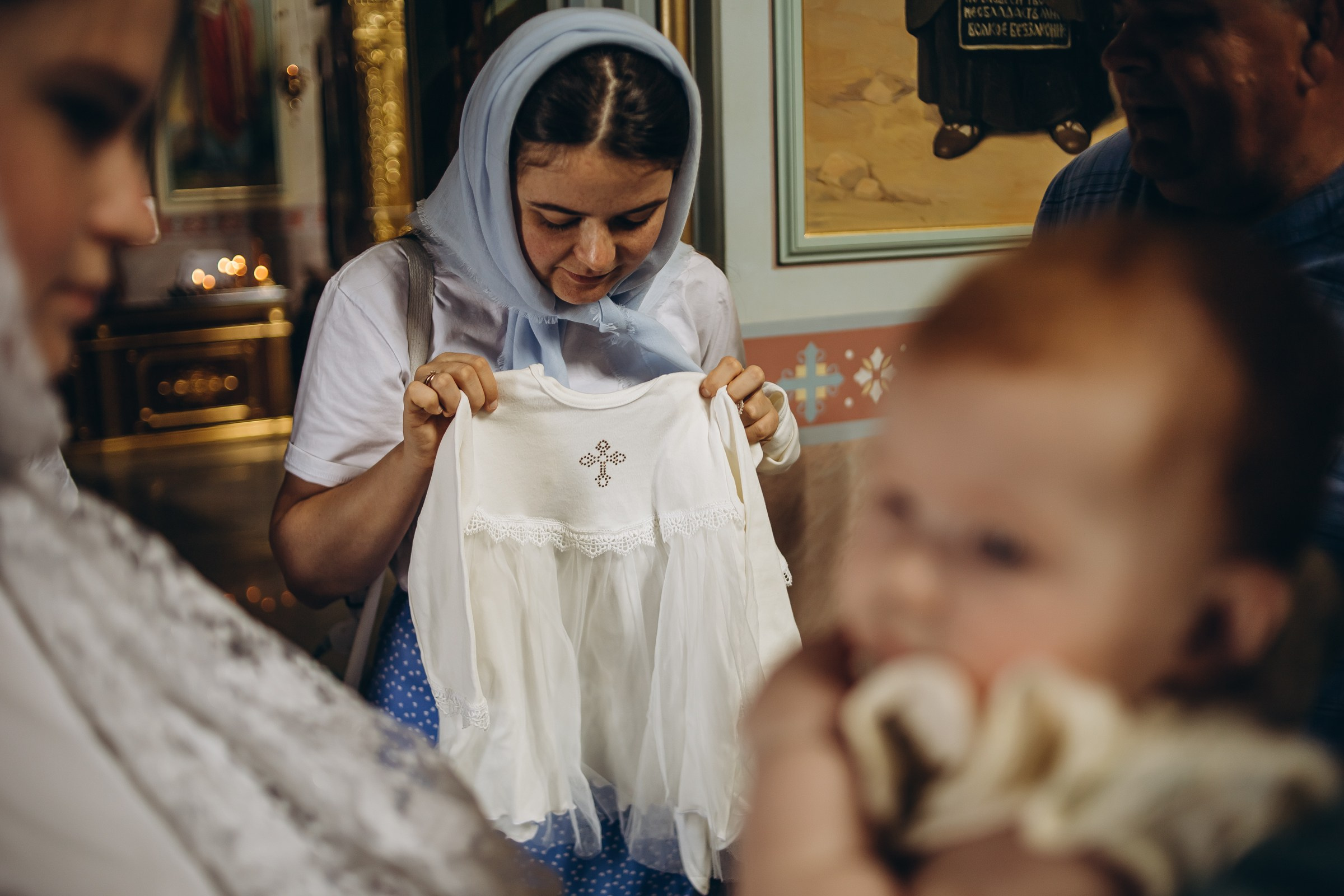 Крещение Надежды. Семейный фотограф в Волгодонске Краченцева Анна