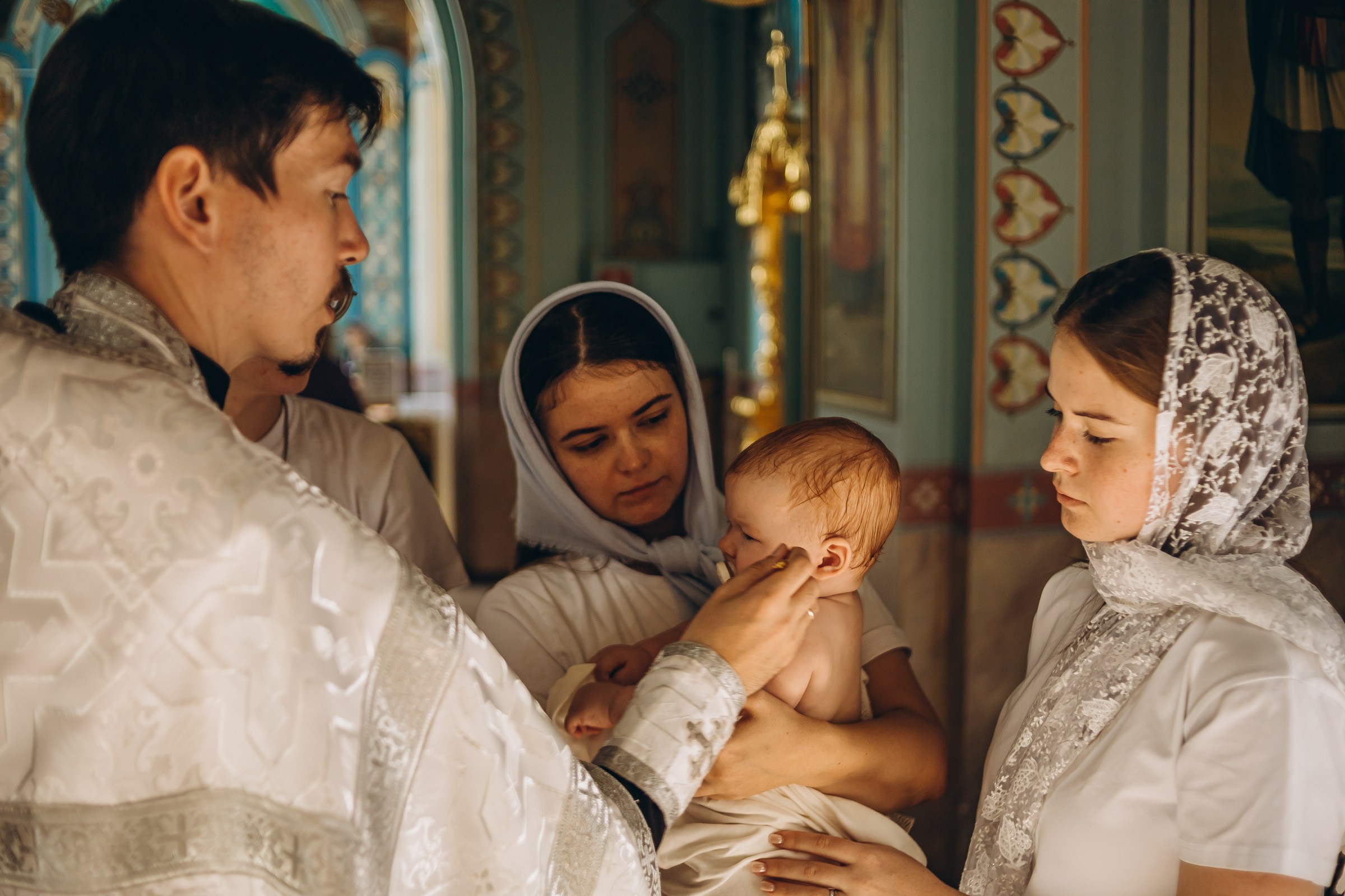Крещение Надежды. Семейный фотограф в Волгодонске Краченцева Анна