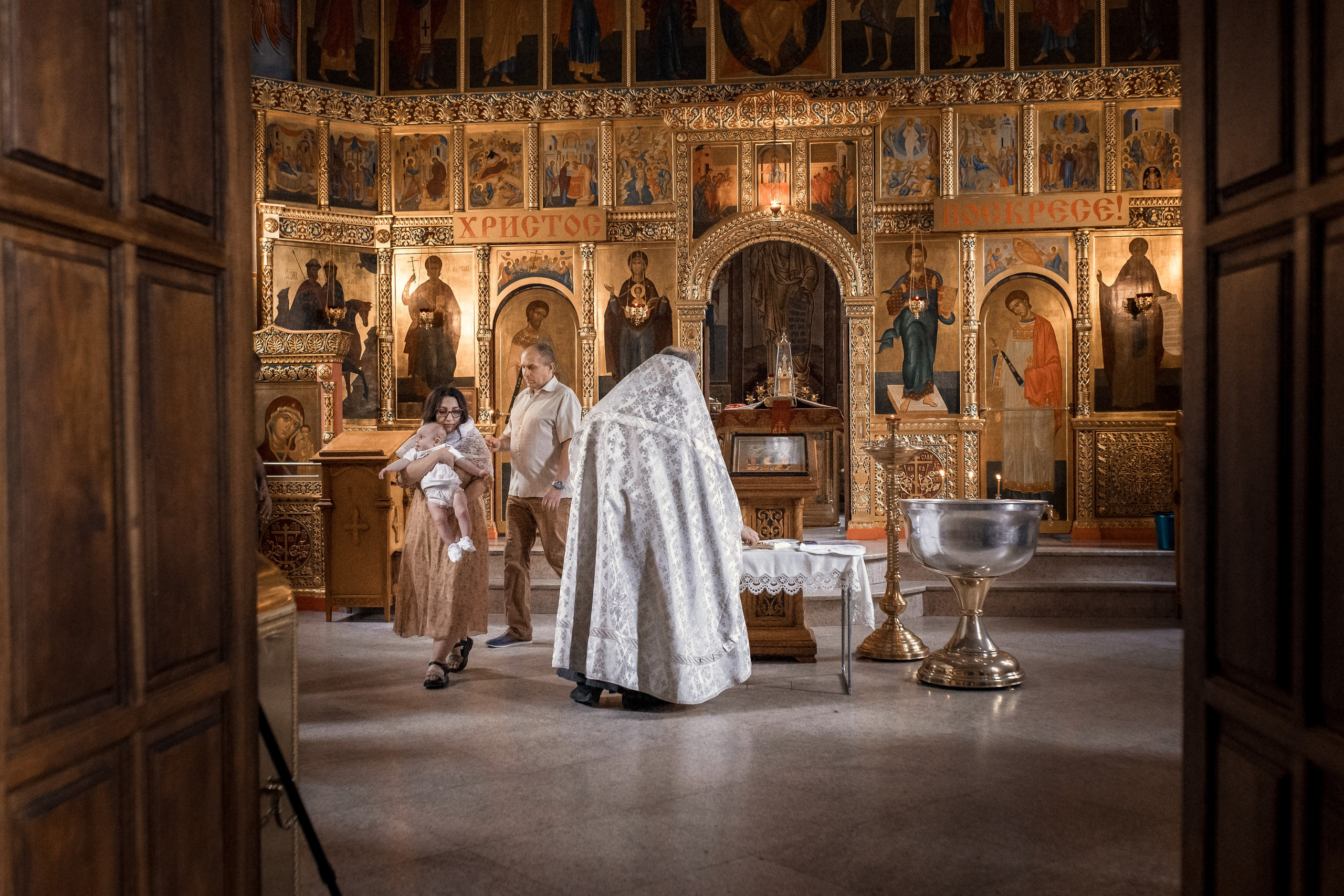 Фотограф на Крещение в Храме Сергия Радонежского на Рязанке. Профессиональный фотограф в Москве и Мо Мария Шантарёва