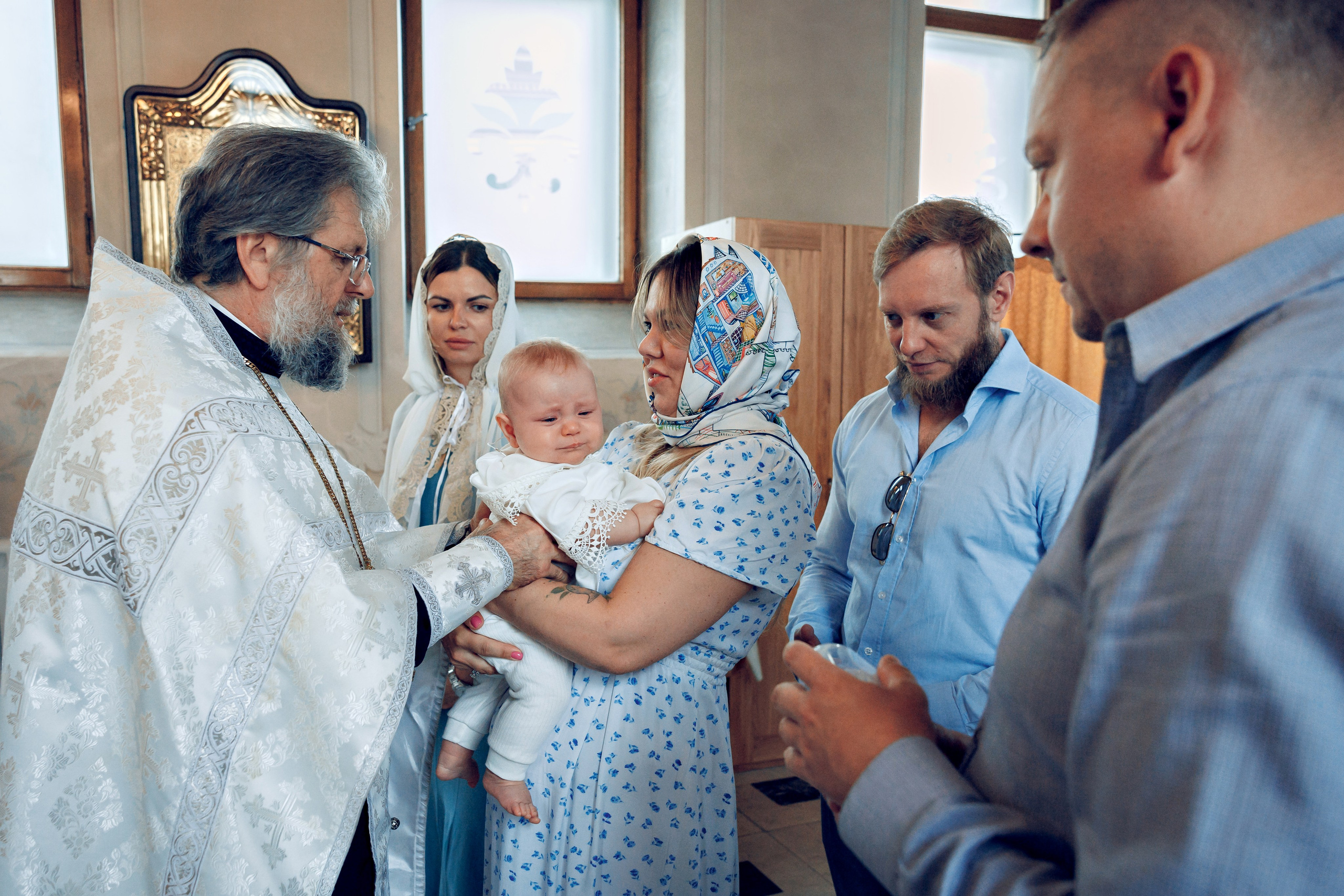 Крещение в Елоховском Богоявленном соборе. Профессиональный фотограф в Москве и Мо Мария Шантарёва