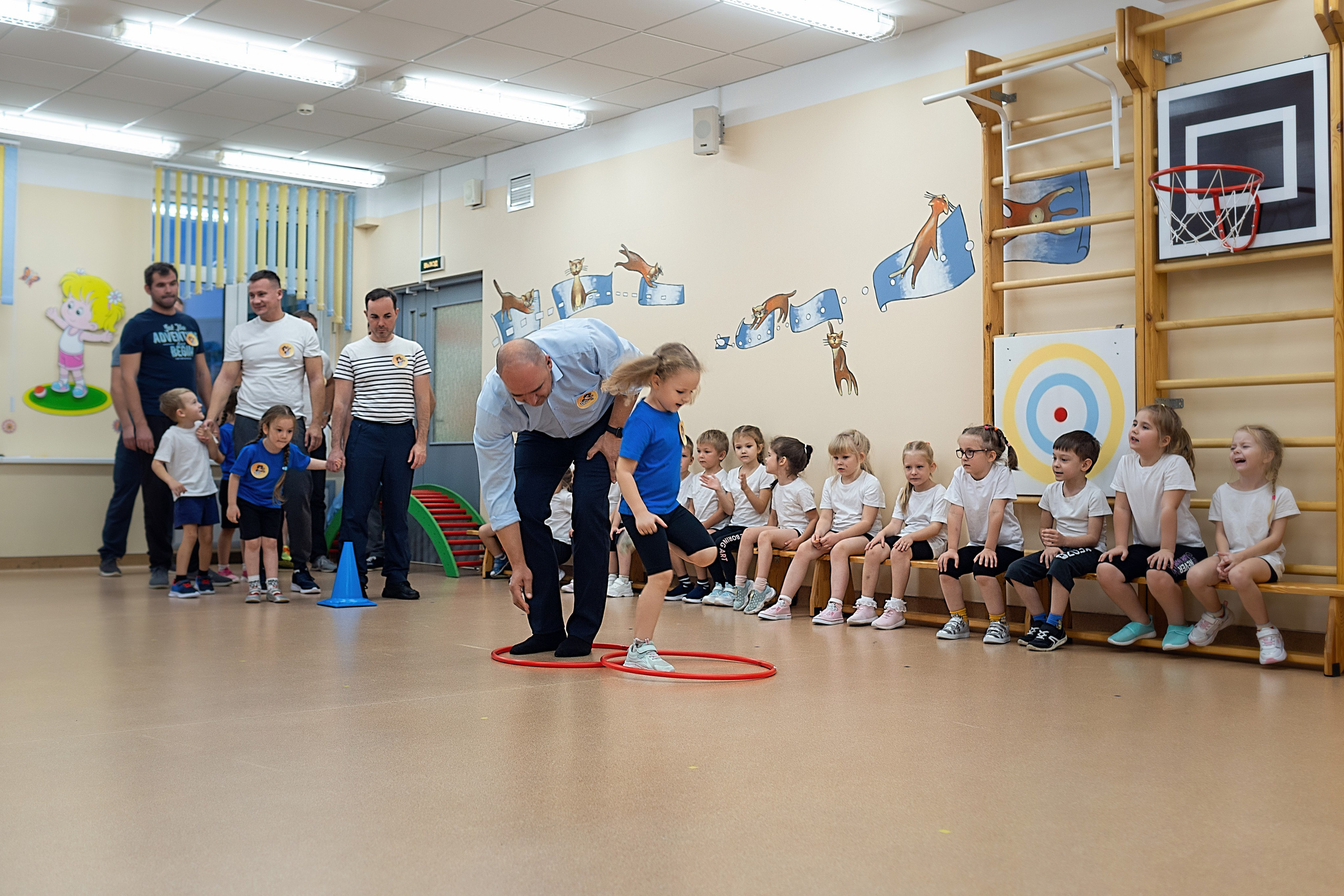День пап в детском саду_2024. Семейный фотограф в Санкт-Петербурге