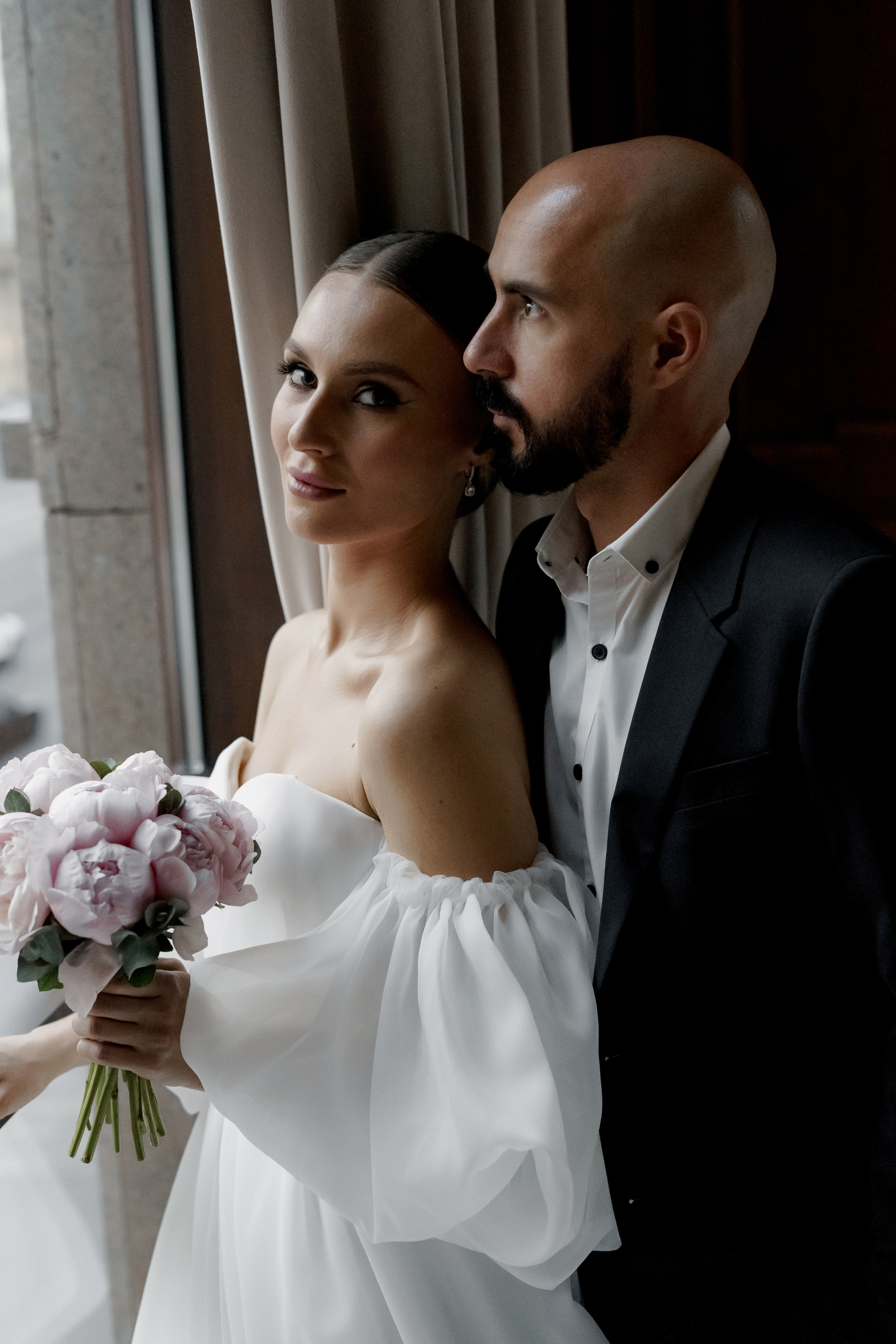 Марриот и грибоедовский загс. Свадебный фотограф Губина Марина