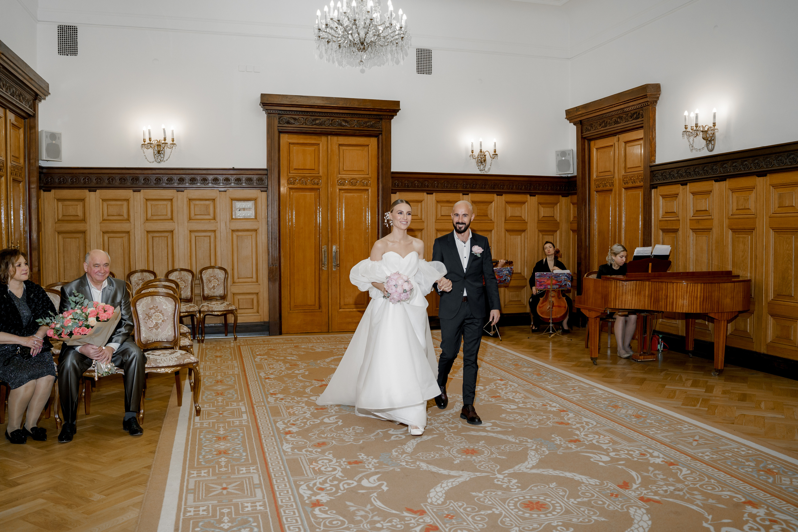 Марриот и грибоедовский загс. Свадебный фотограф Губина Марина