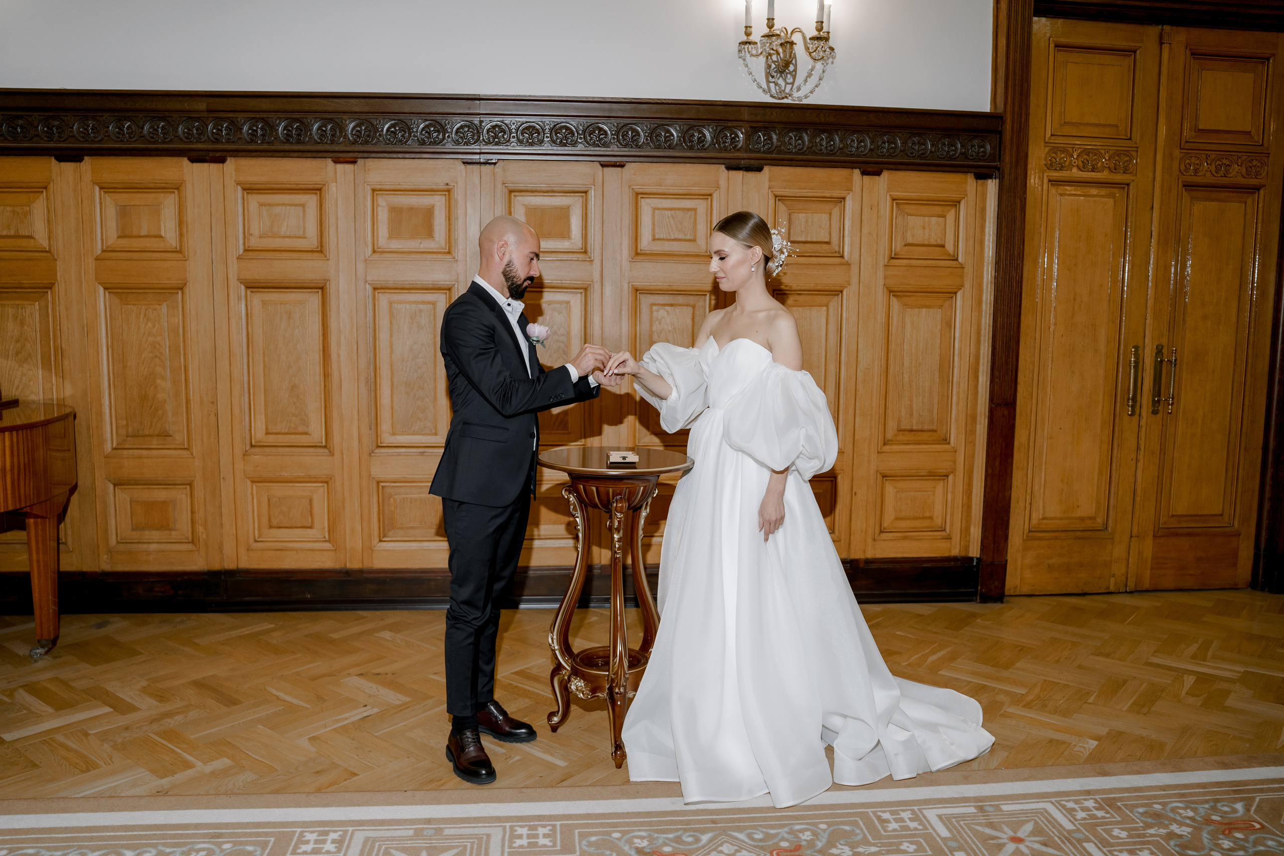 Марриот и грибоедовский загс. Свадебный фотограф Губина Марина