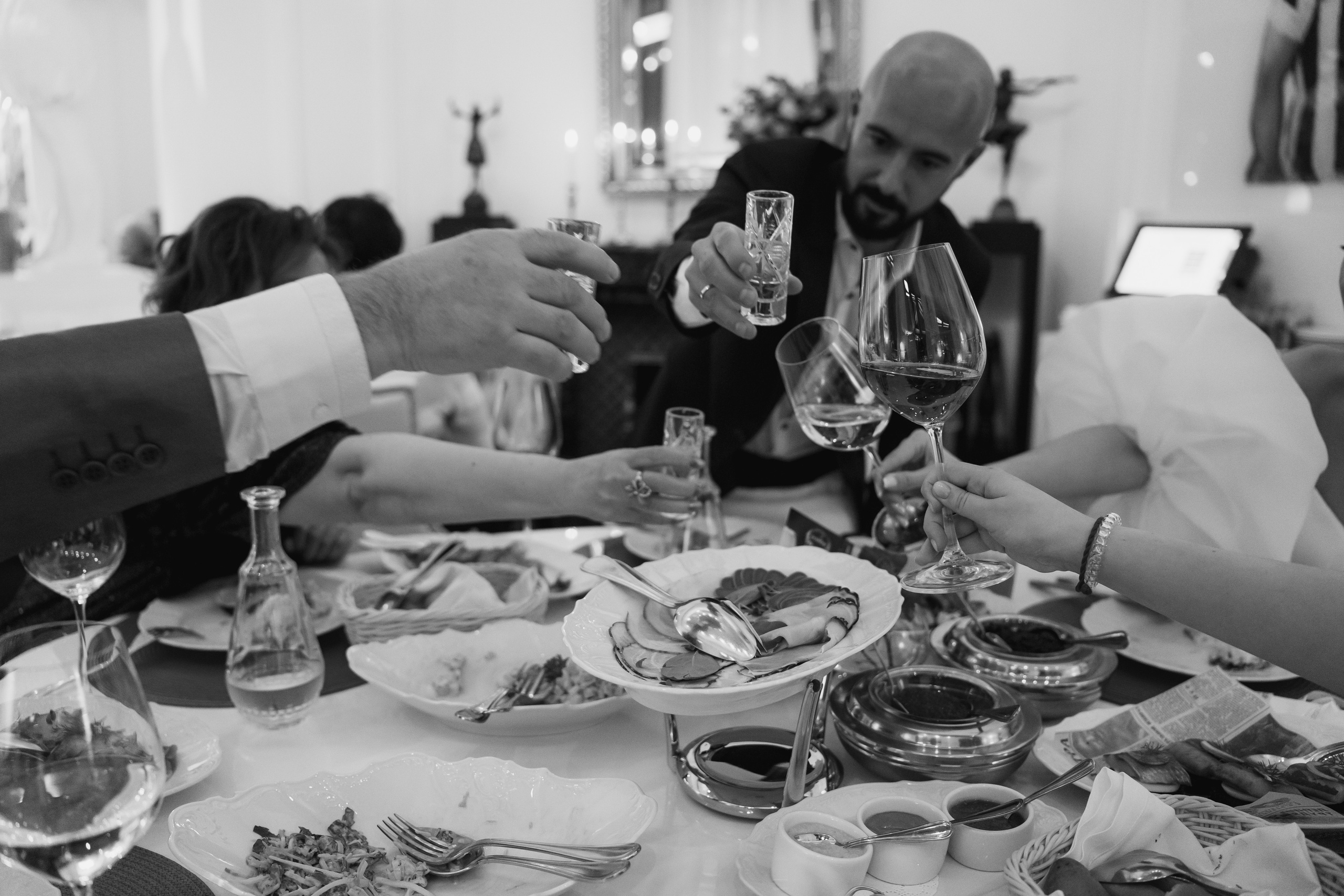 Марриот и грибоедовский загс. Свадебный фотограф Губина Марина